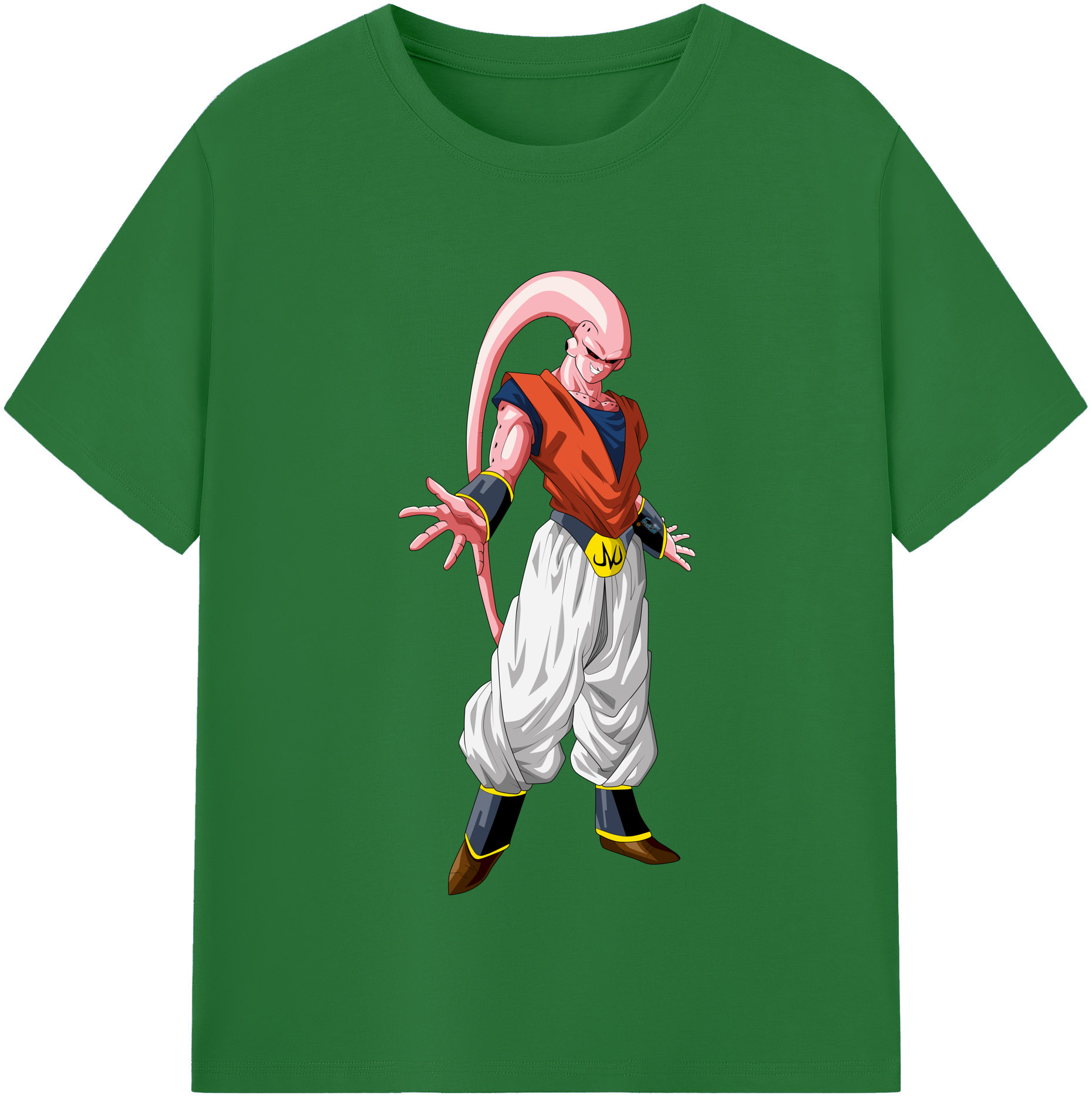 （画像用） ドラゴンボール 魔人ブウ DRAGON BALL Majin Buu 綿100％半袖Tシャツ（フロントプリント）