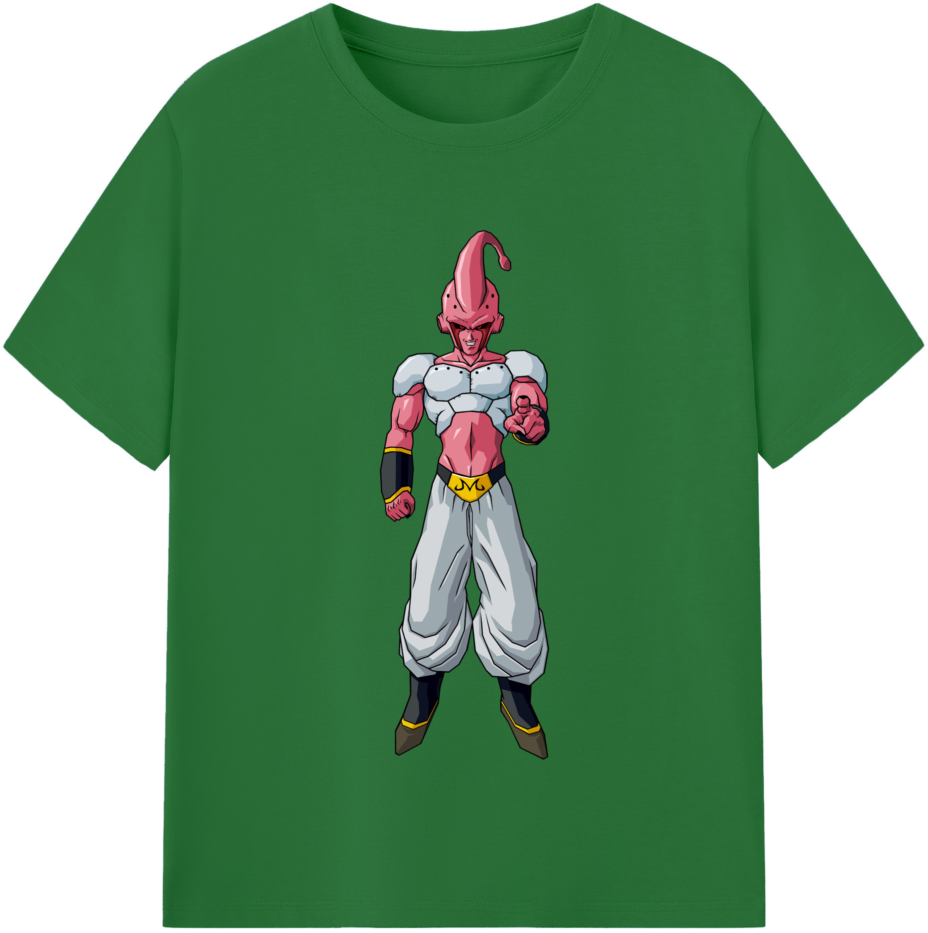 （画像用） ドラゴンボール 魔人ブウ DRAGON BALL Majin Buu 綿100％半袖Tシャツ（フロントプリント）