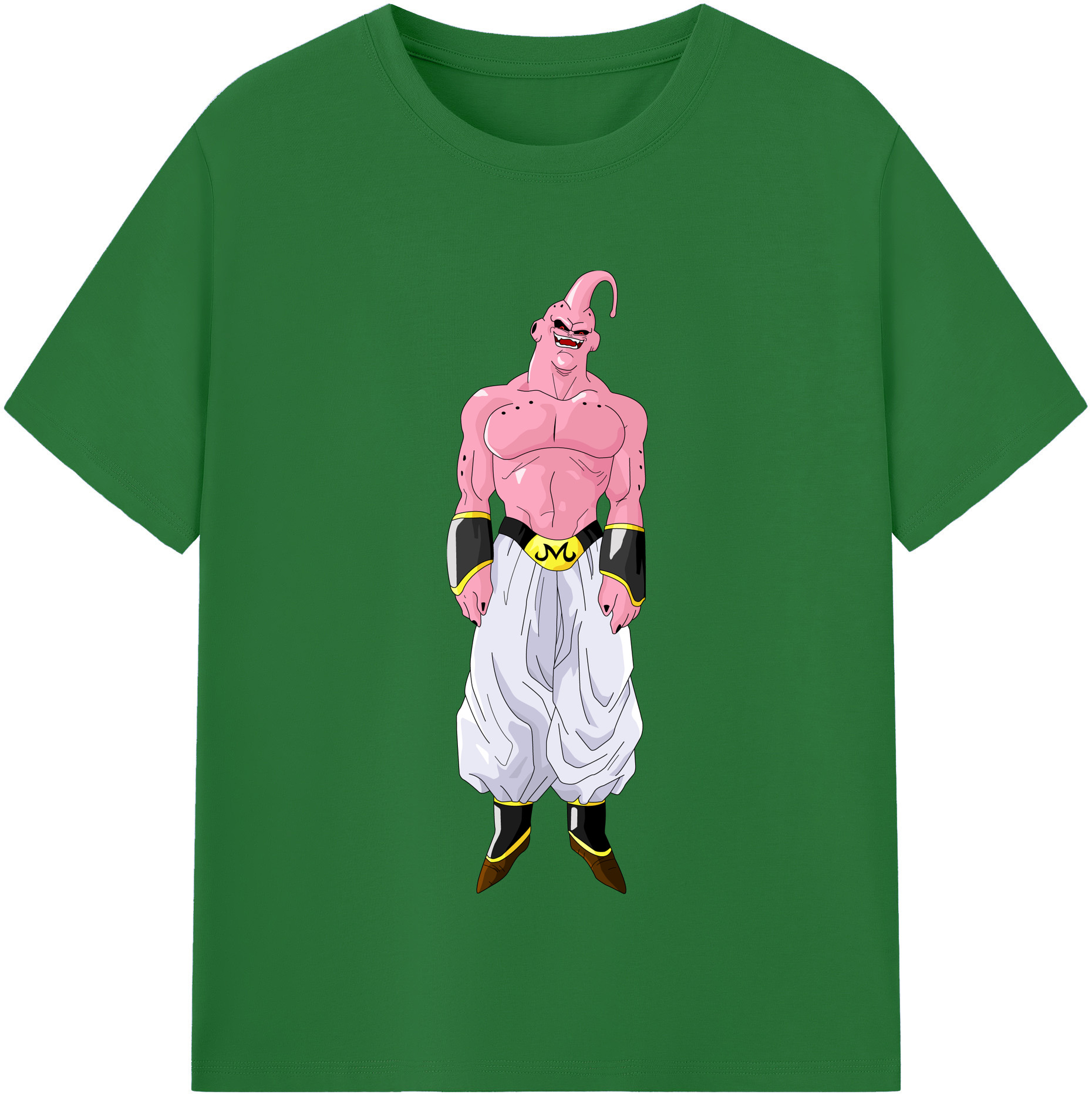 （画像用） ドラゴンボール 魔人ブウ DRAGON BALL Majin Buu 綿100％半袖Tシャツ（フロントプリント）