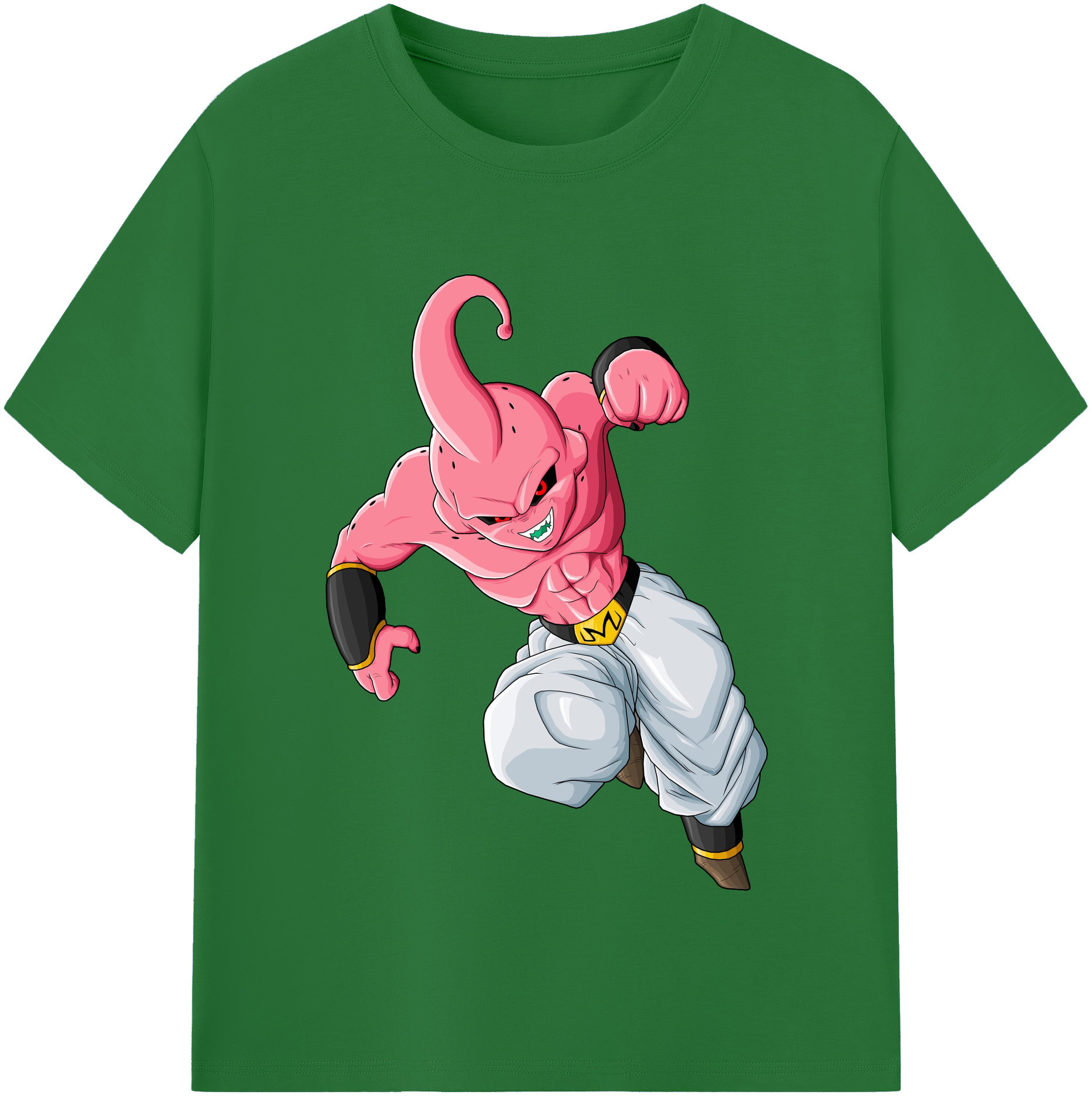 （画像用） ドラゴンボール 魔人ブウ DRAGON BALL Majin Buu 綿100％半袖Tシャツ（フロントプリント）
