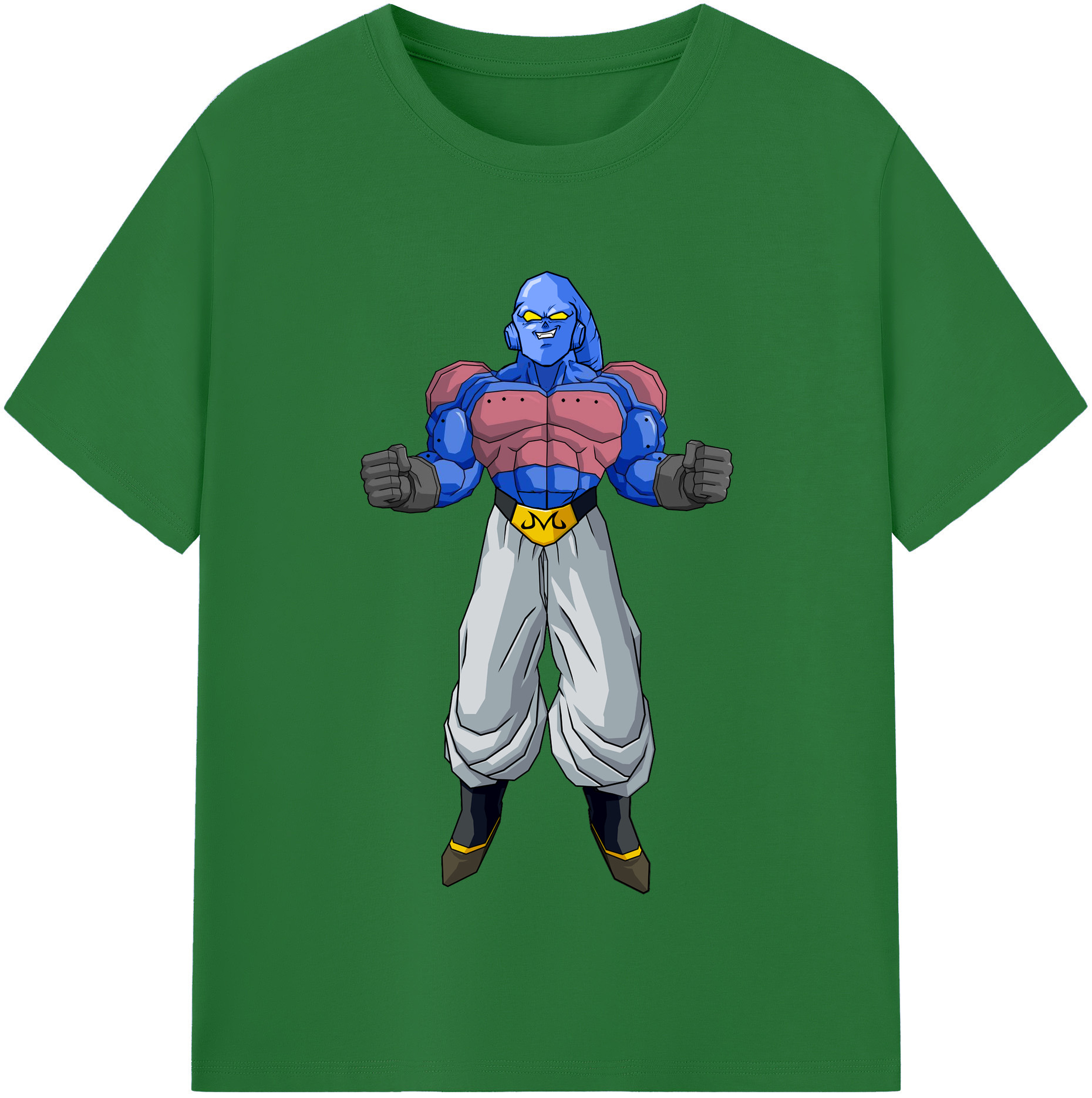 （画像用） ドラゴンボール 魔人ブウ DRAGON BALL Majin Buu 綿100％半袖Tシャツ（フロントプリント）