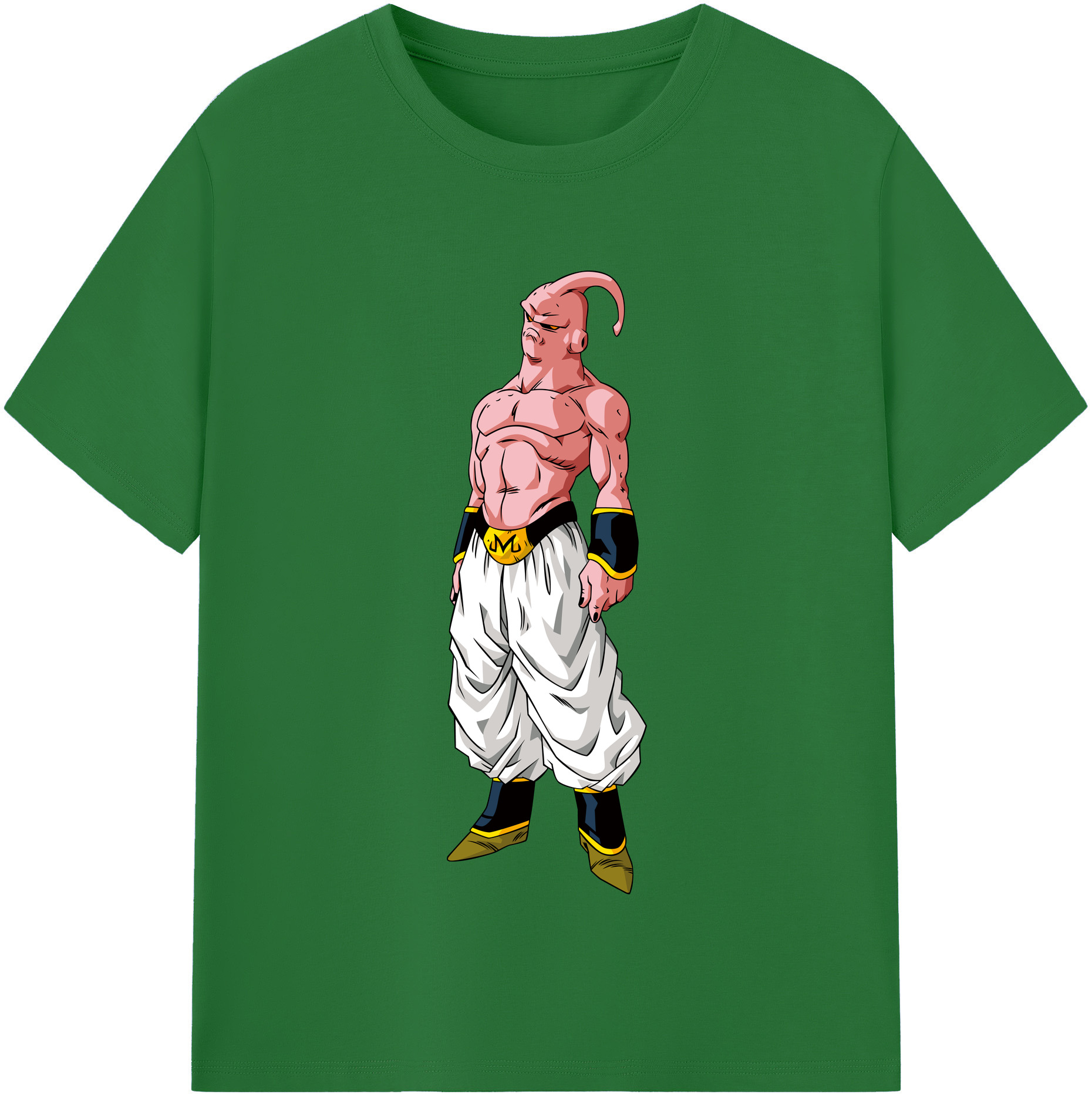 （画像用） ドラゴンボール 魔人ブウ DRAGON BALL Majin Buu 綿100％半袖Tシャツ（フロントプリント）
