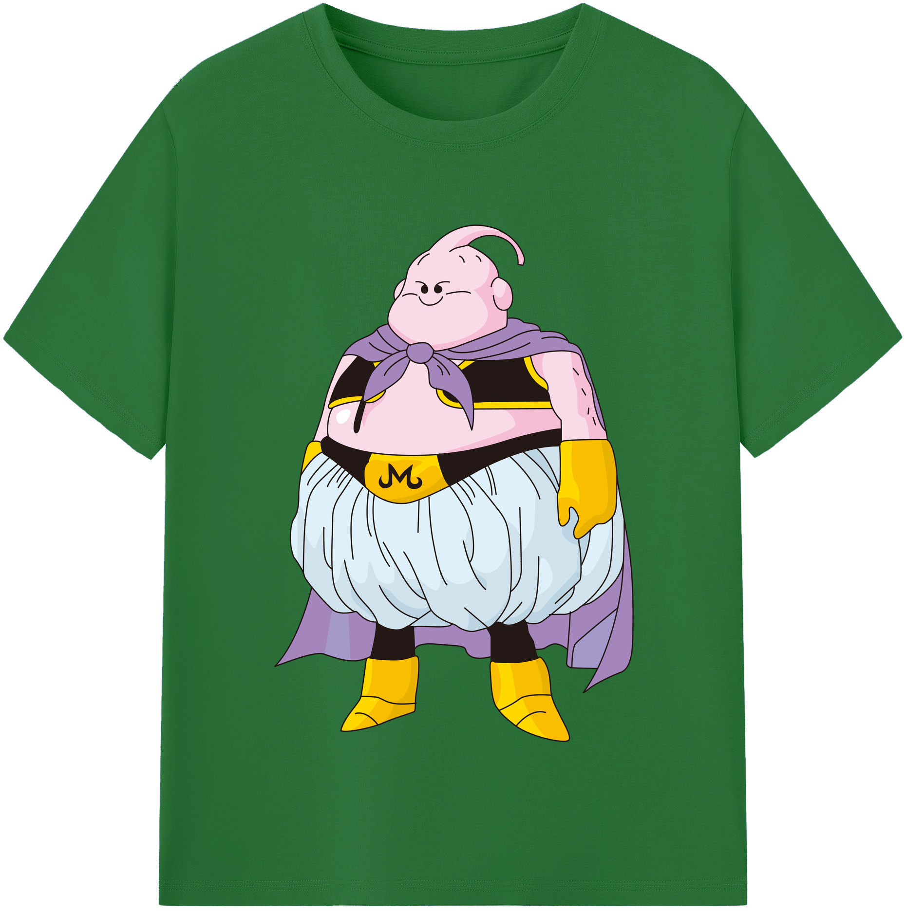 （画像用） ドラゴンボール 魔人ブウ DRAGON BALL Majin Buu 綿100％半袖Tシャツ（フロントプリント）