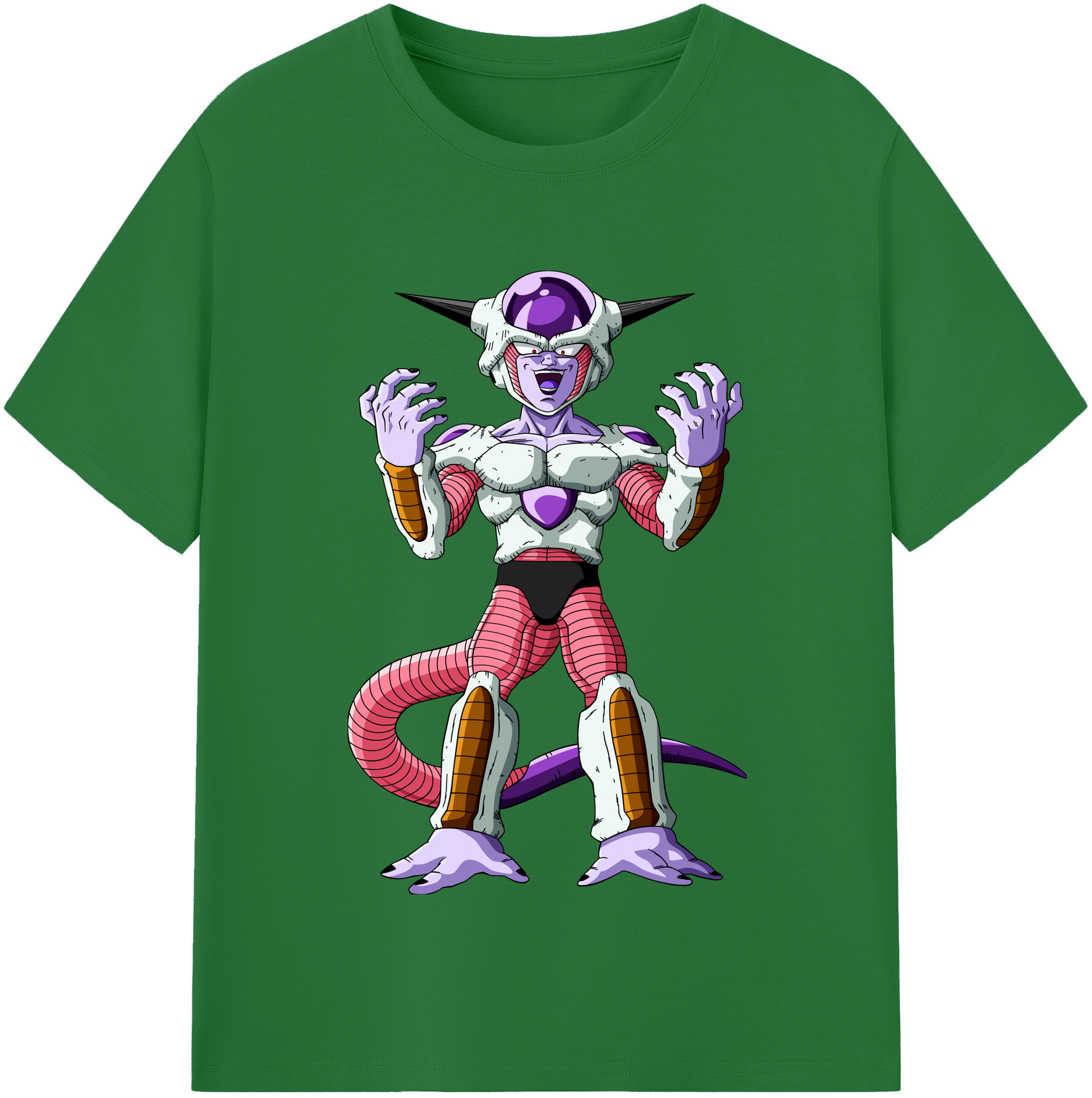 （画像用） ドラゴンボール フリーザ DRAGON BALL Frieza 綿100％半袖Tシャツ（フロントプリント）