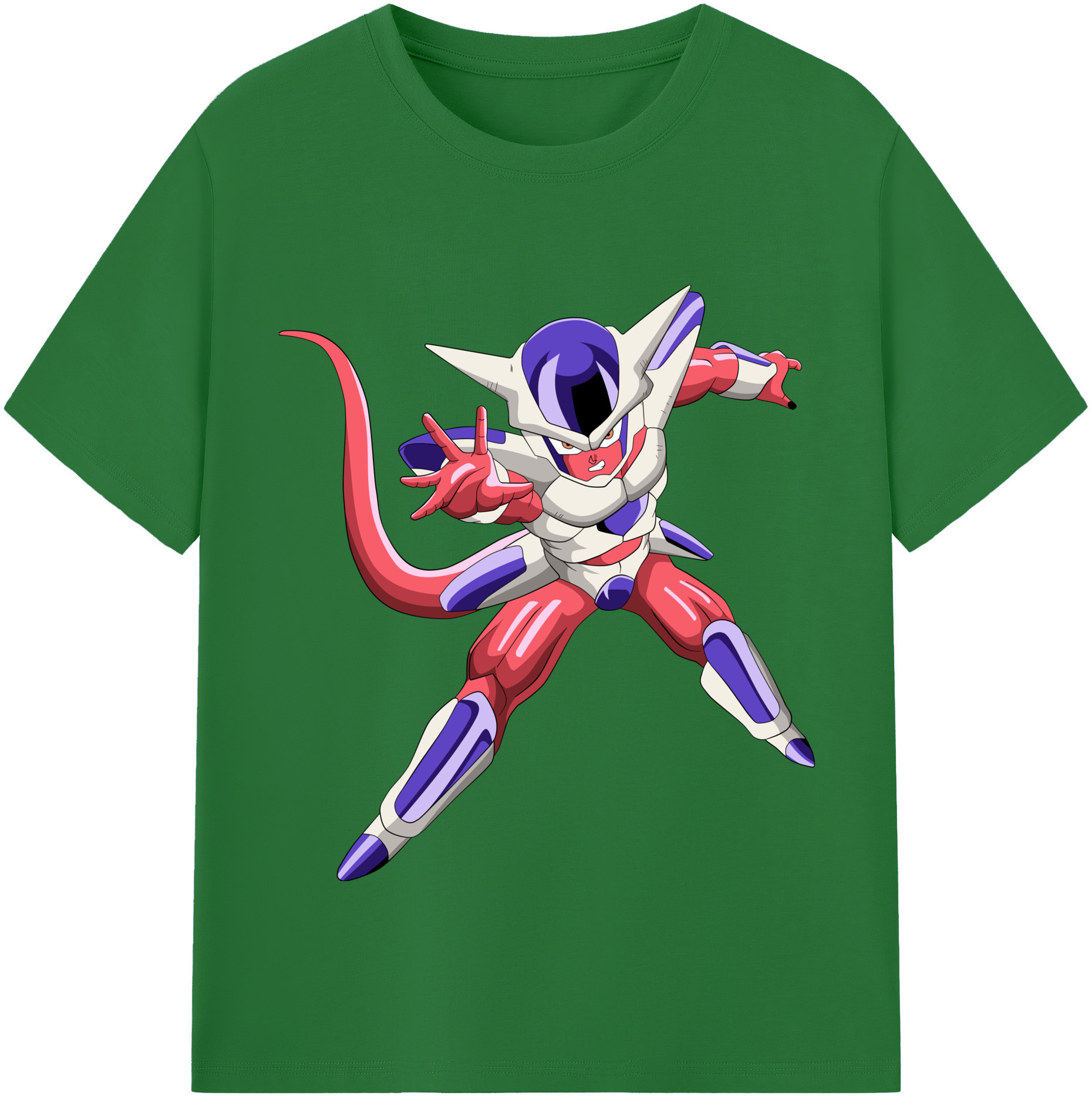 （画像用） ドラゴンボール フリーザ DRAGON BALL Frieza 綿100％半袖Tシャツ（フロントプリント）