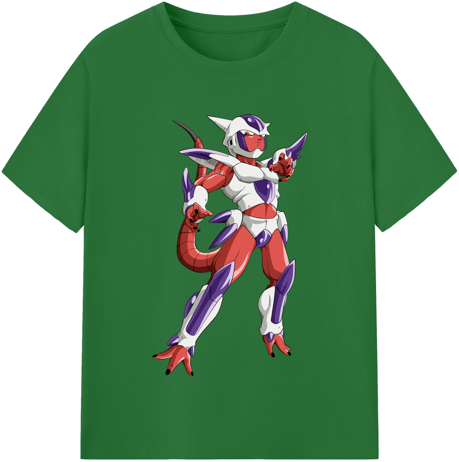 （画像用） ドラゴンボール フリーザ DRAGON BALL Frieza 綿100％半袖Tシャツ（フロントプリント）