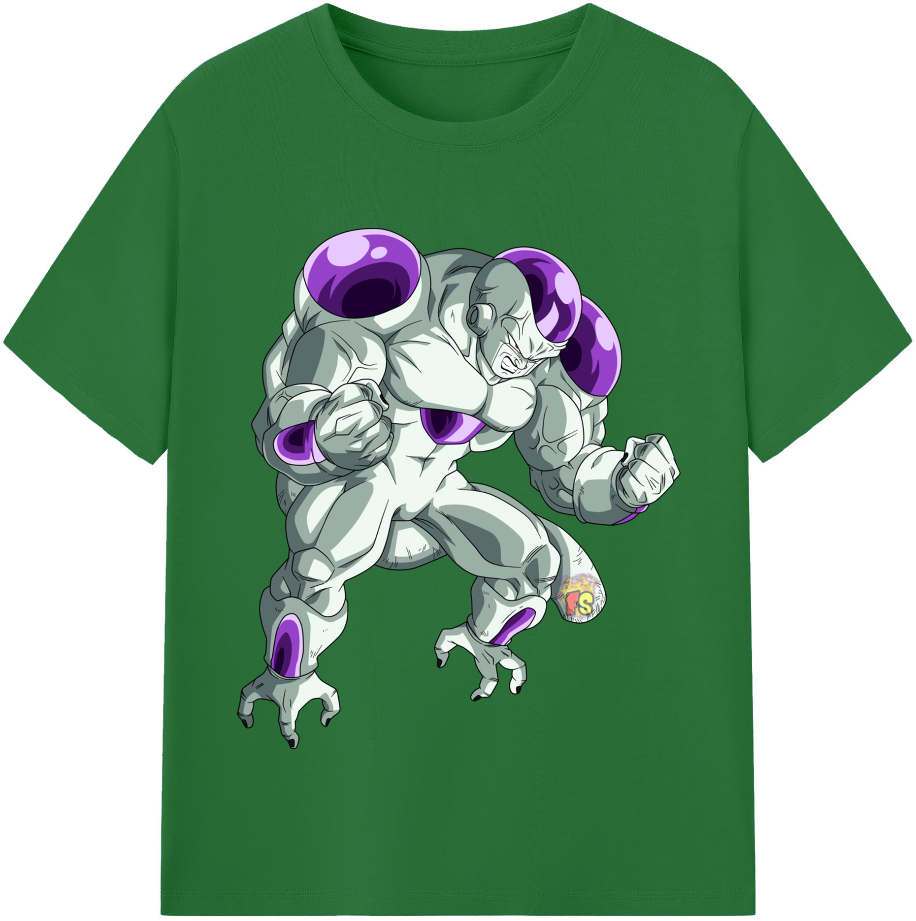 （画像用） ドラゴンボール フリーザ DRAGON BALL Frieza 綿100％半袖Tシャツ（フロントプリント）