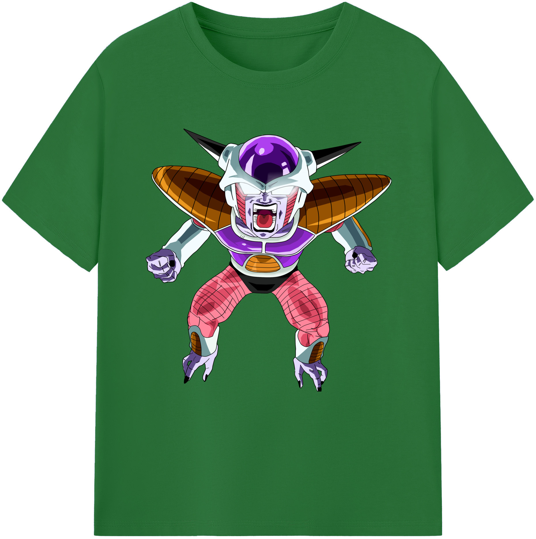 （画像用） ドラゴンボール フリーザ DRAGON BALL Frieza 綿100％半袖Tシャツ（フロントプリント）