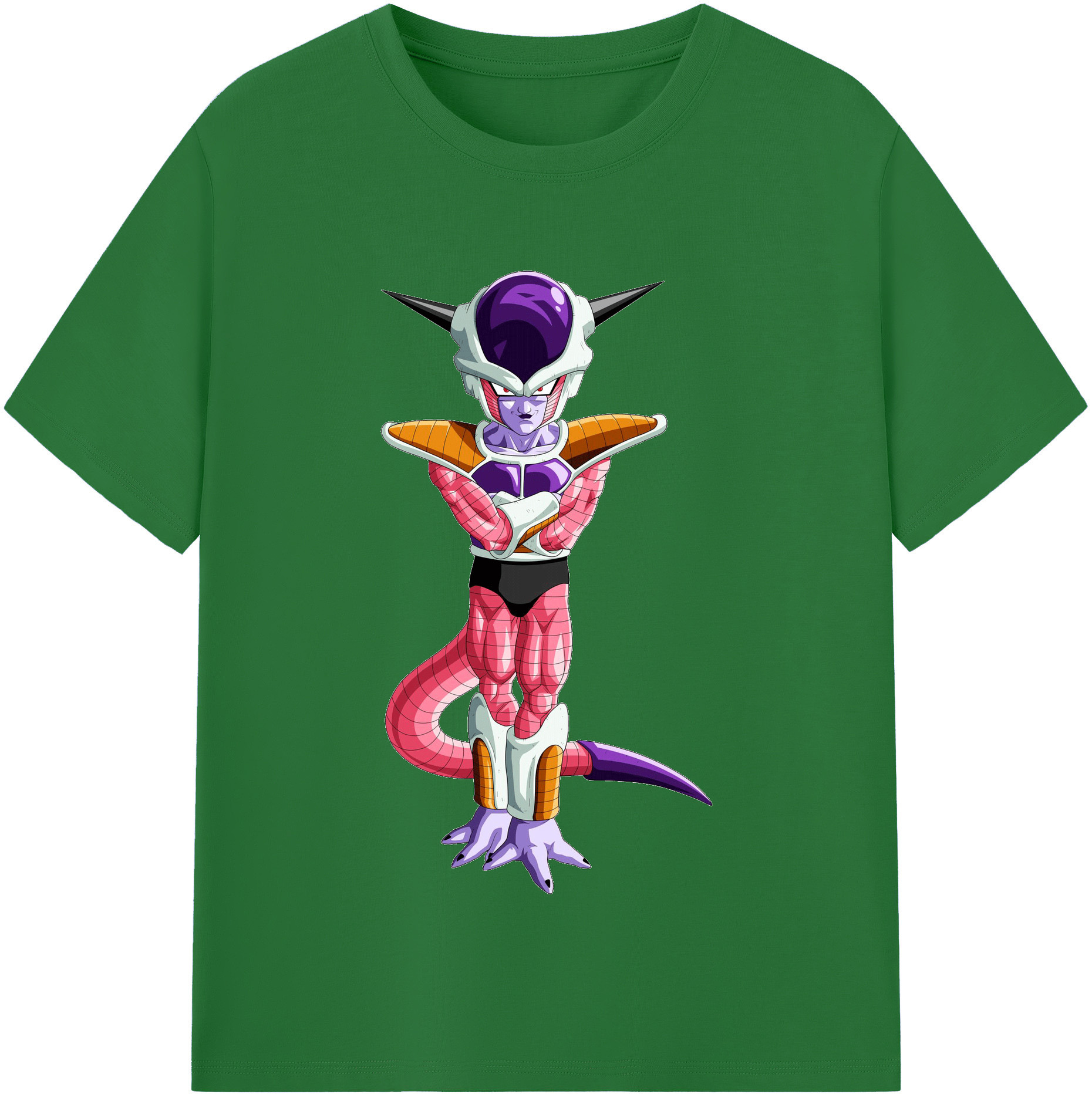 （画像用） ドラゴンボール フリーザ DRAGON BALL Frieza 綿100％半袖Tシャツ（フロントプリント）