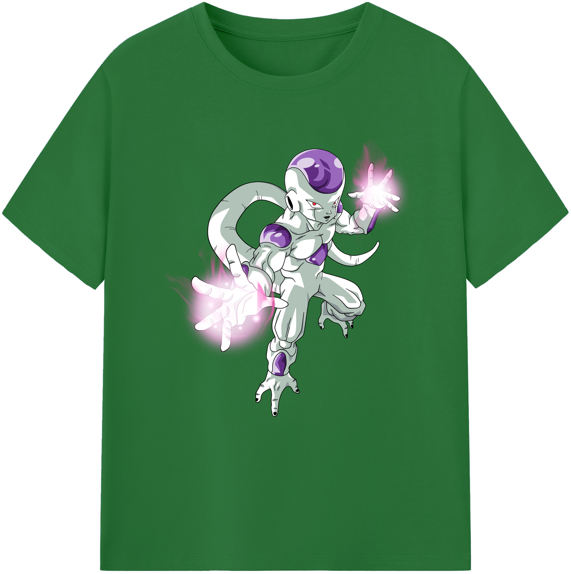 （画像用） ドラゴンボール フリーザ DRAGON BALL Frieza 綿100％半袖Tシャツ（フロントプリント）