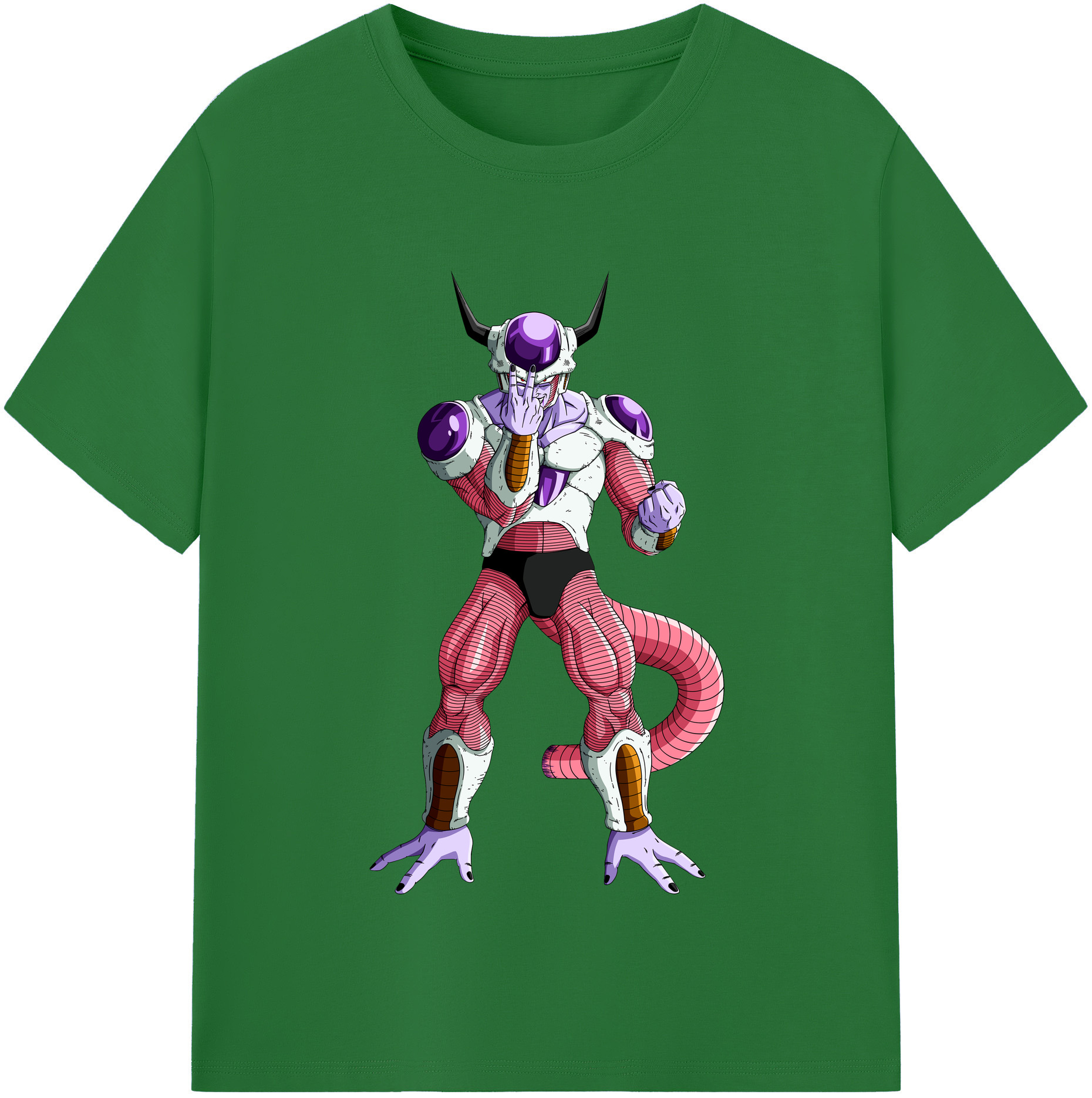 （画像用） ドラゴンボール フリーザ DRAGON BALL Frieza 綿100％半袖Tシャツ（フロントプリント）