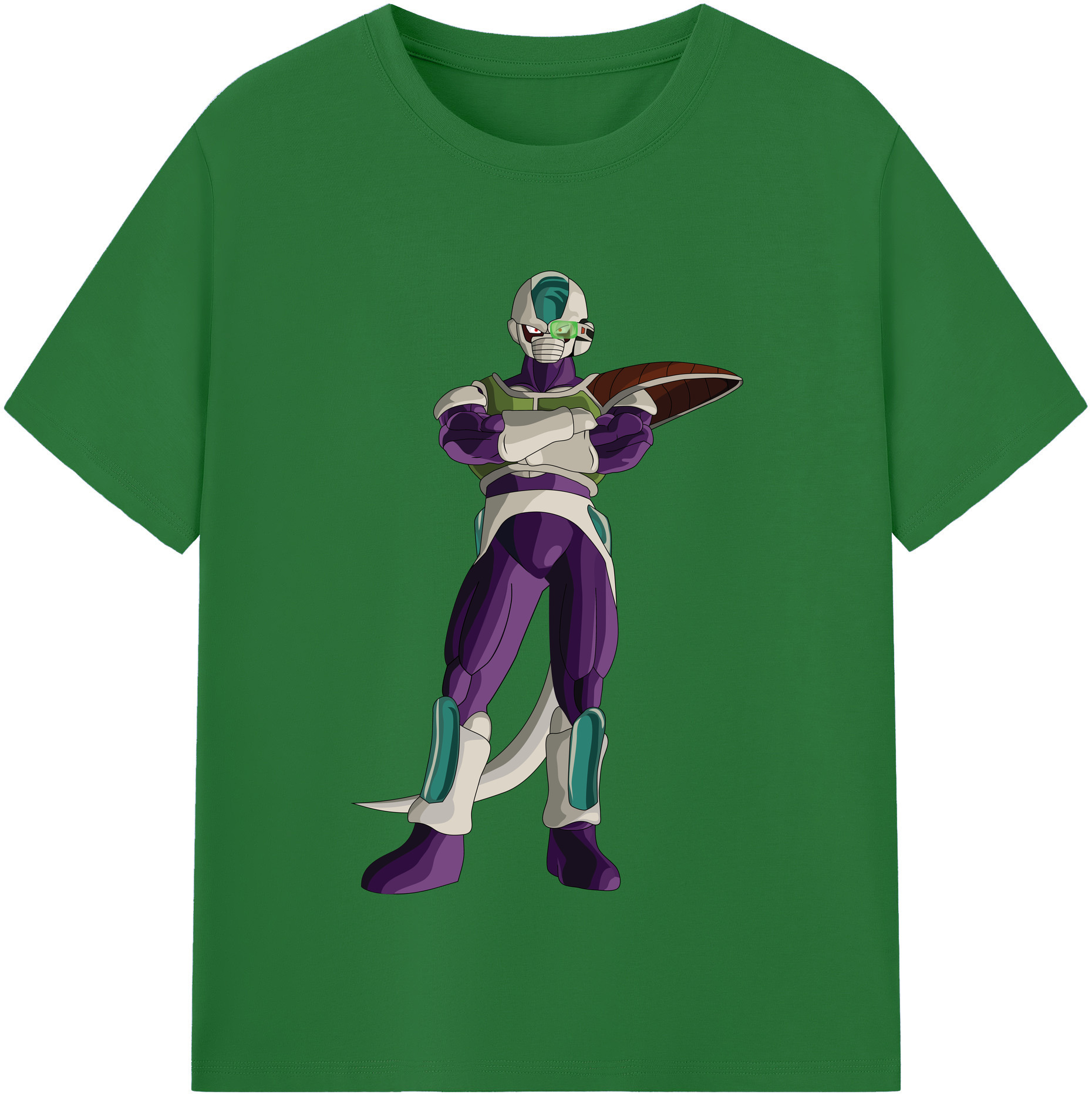 （画像用） ドラゴンボール フリーザ DRAGON BALL Frieza 綿100％半袖Tシャツ（フロントプリント）