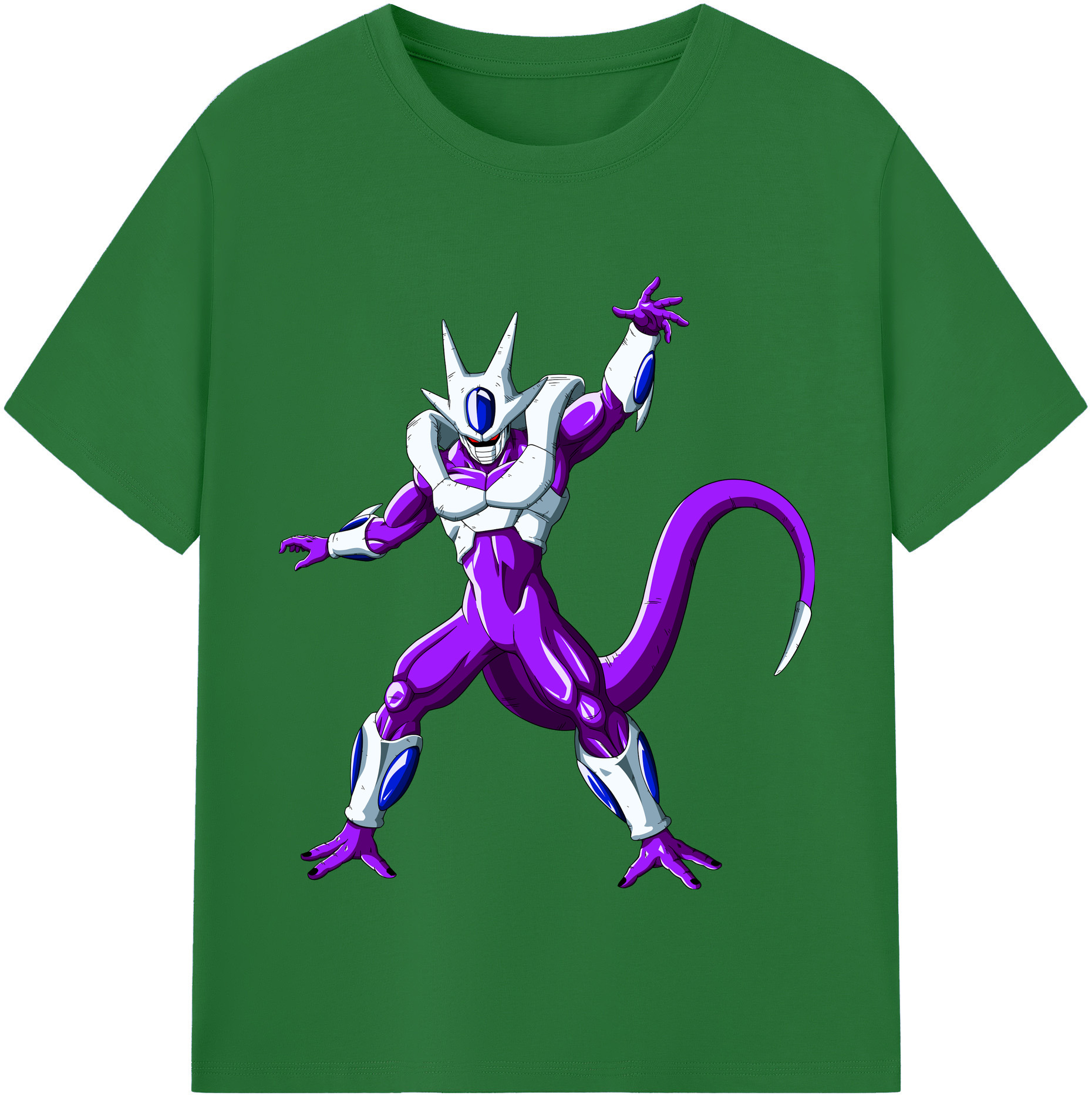 （画像用） ドラゴンボール クウラ DRAGON BALL Cooler Coora 綿100％半袖Tシャツ（フロントプリント）