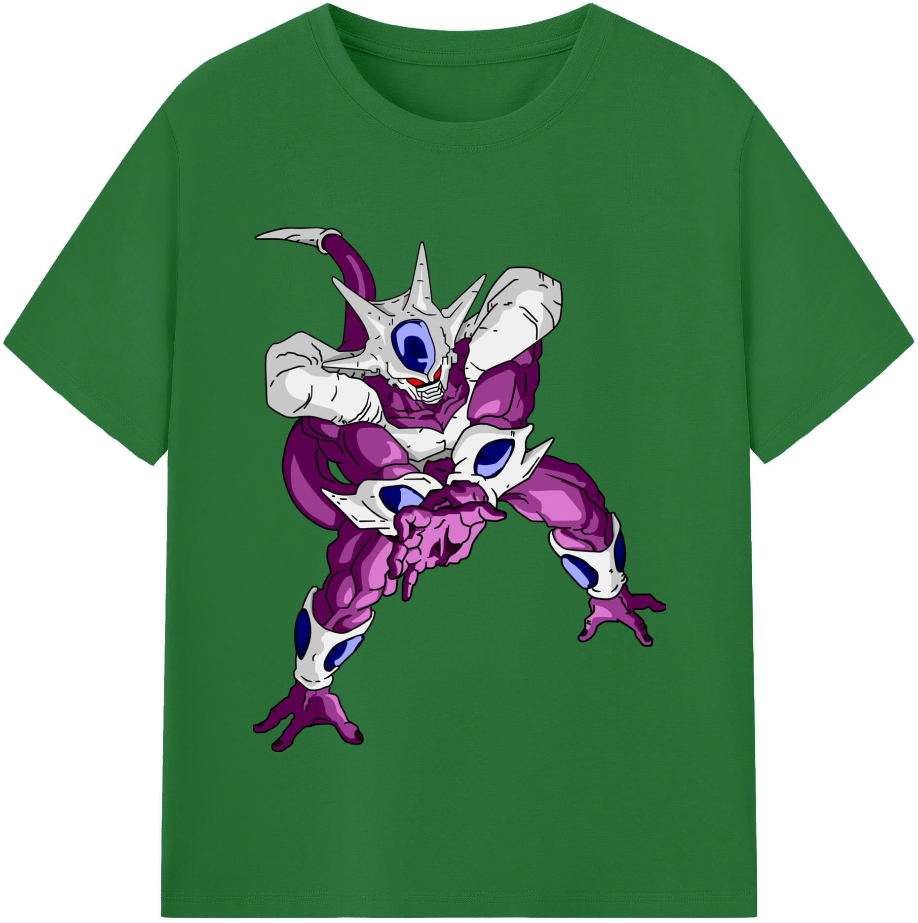 （画像用） ドラゴンボール クウラ DRAGON BALL Cooler Coora 綿100％半袖Tシャツ（フロントプリント）