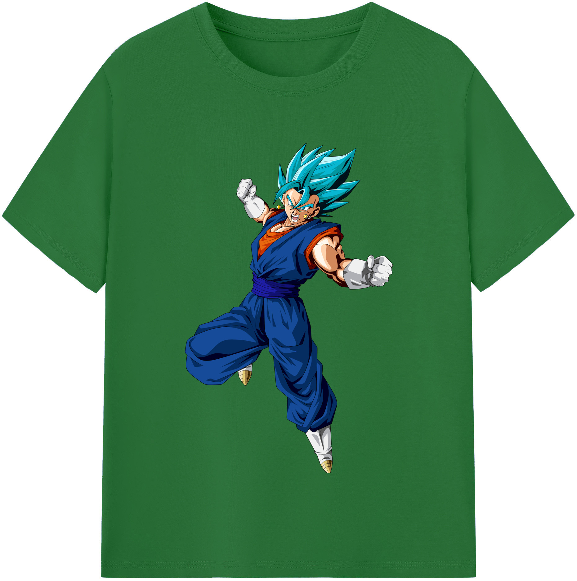 （画像用） ドラゴンボール ベジット DRAGON BALL Vegetto 綿100％半袖Tシャツ（フロントプリント）