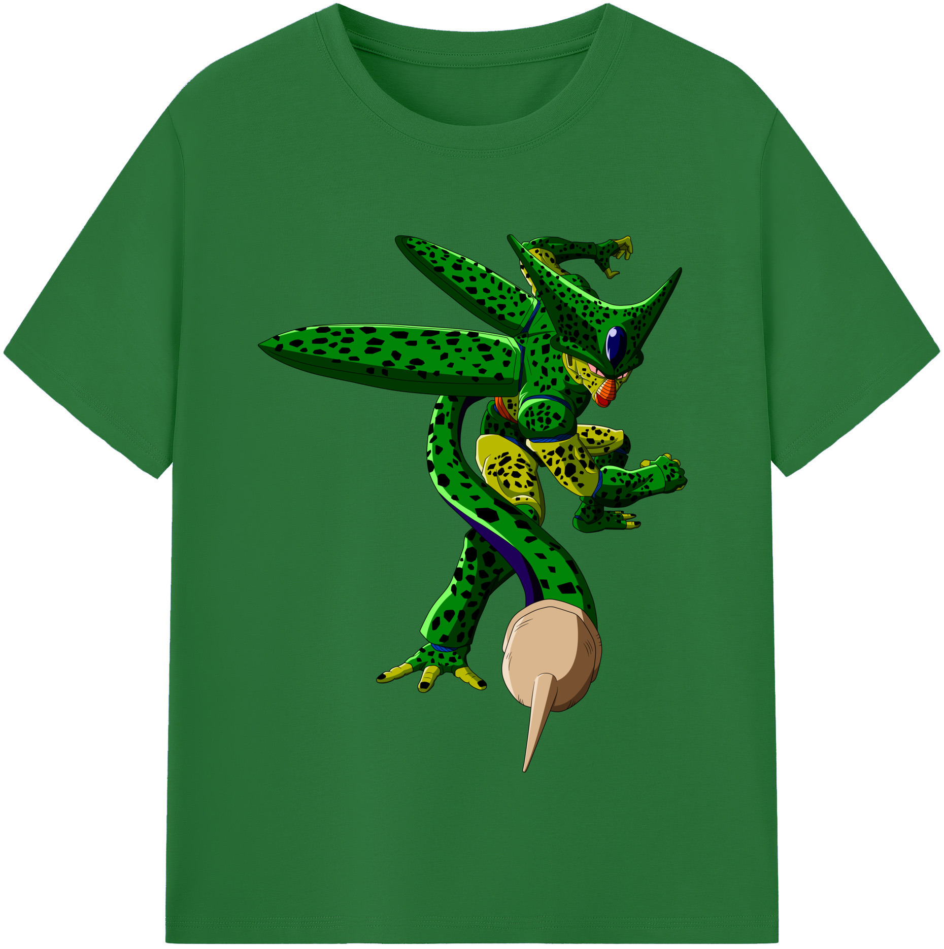 （画像用） ドラゴンボール セル DRAGON BALL Cell 綿100％半袖Tシャツ（フロントプリント）