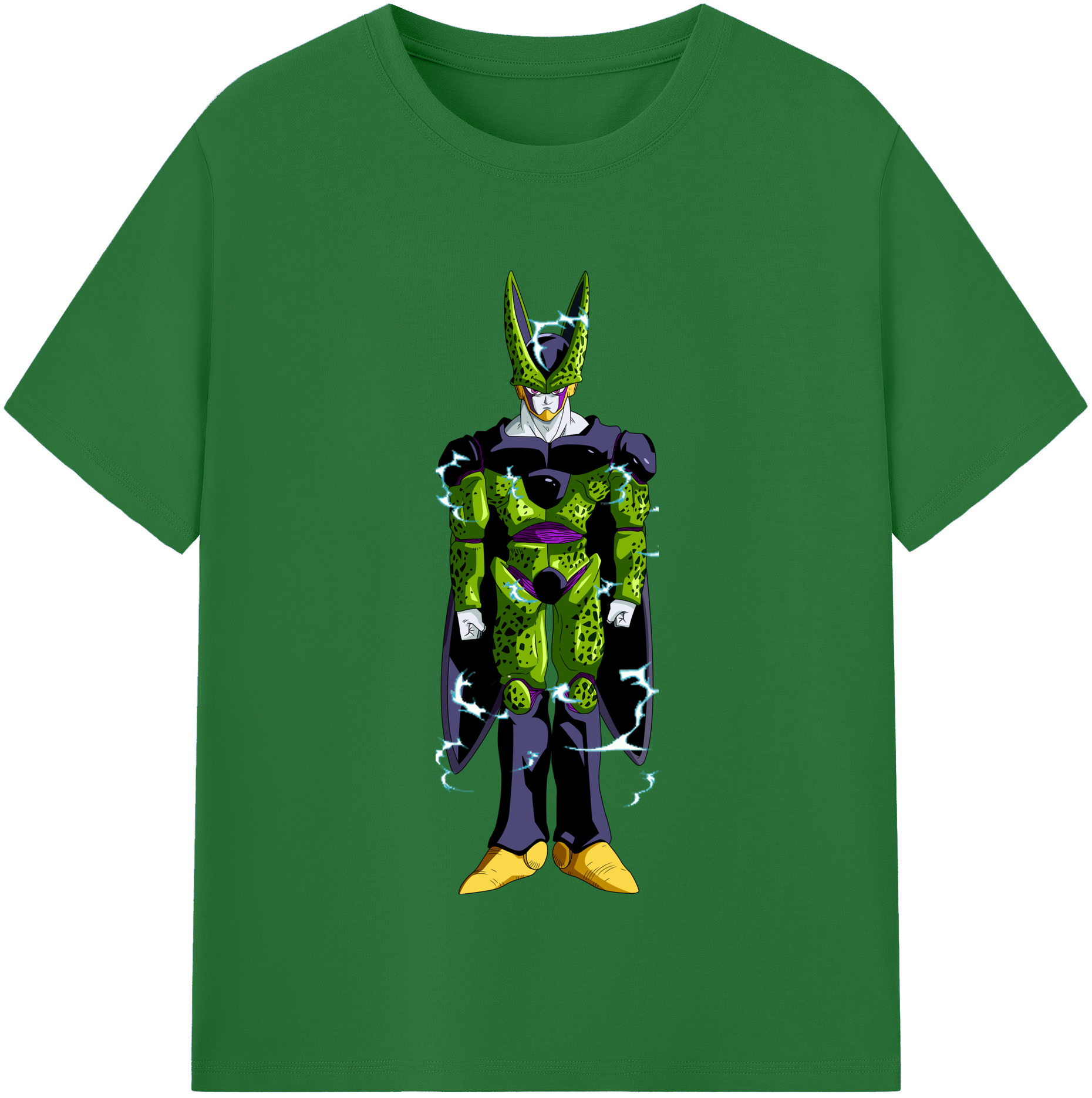 （画像用） ドラゴンボール セル DRAGON BALL Cell 綿100％半袖Tシャツ（フロントプリント）