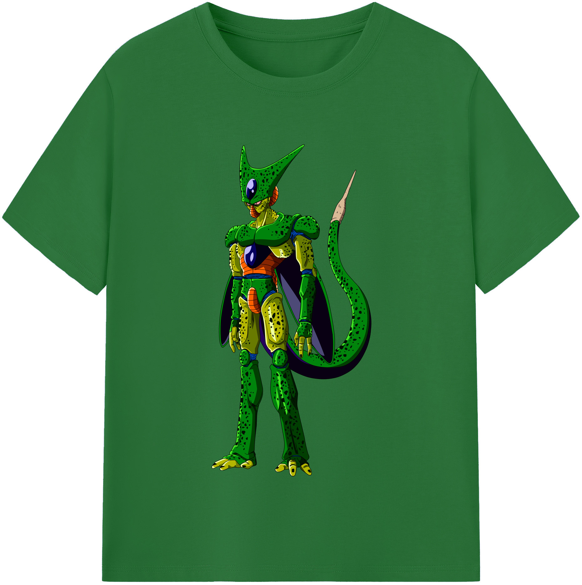 （画像用） ドラゴンボール セル DRAGON BALL Cell 綿100％半袖Tシャツ（フロントプリント）