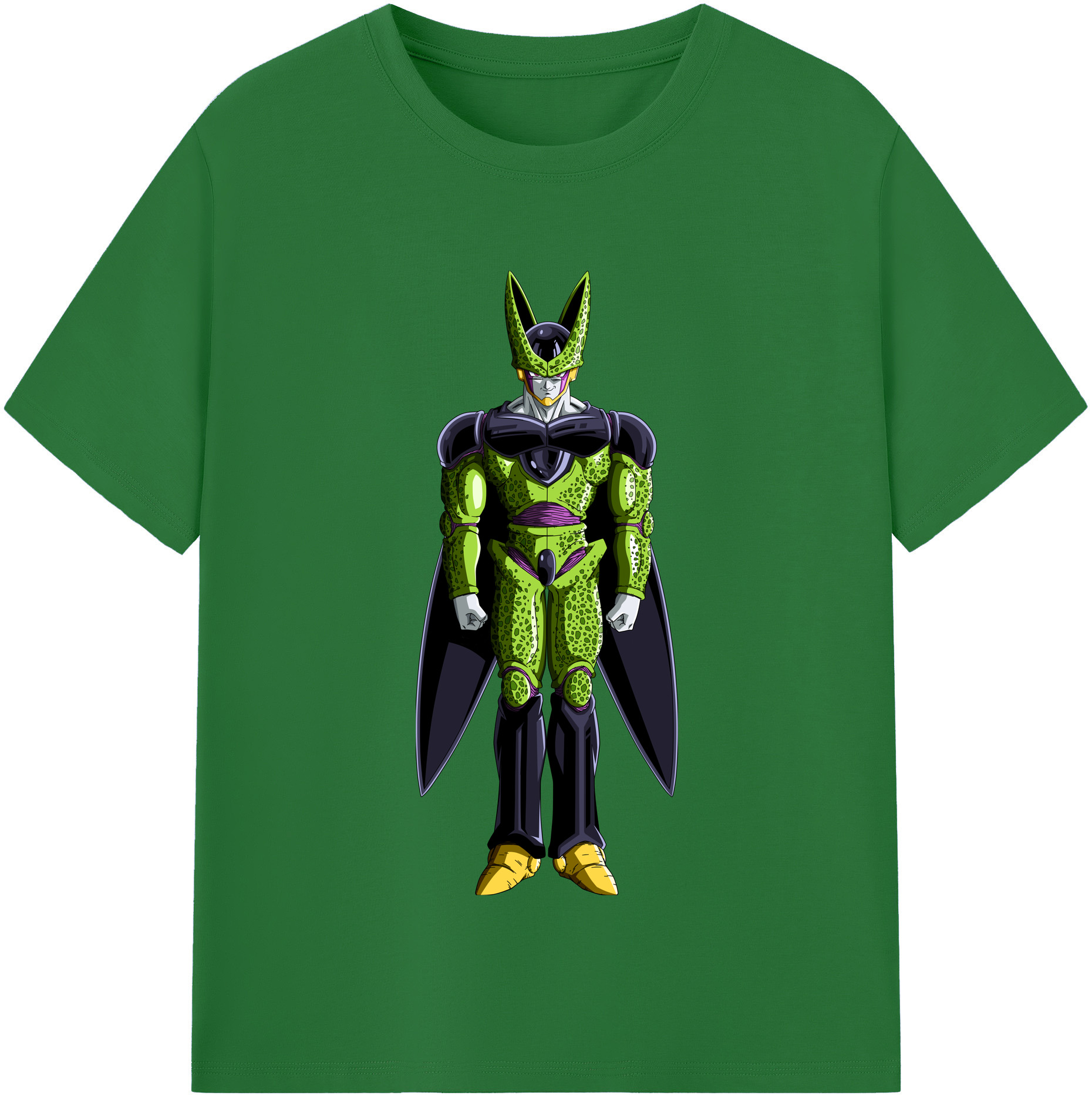 （画像用） ドラゴンボール セル DRAGON BALL Cell 綿100％半袖Tシャツ（フロントプリント）