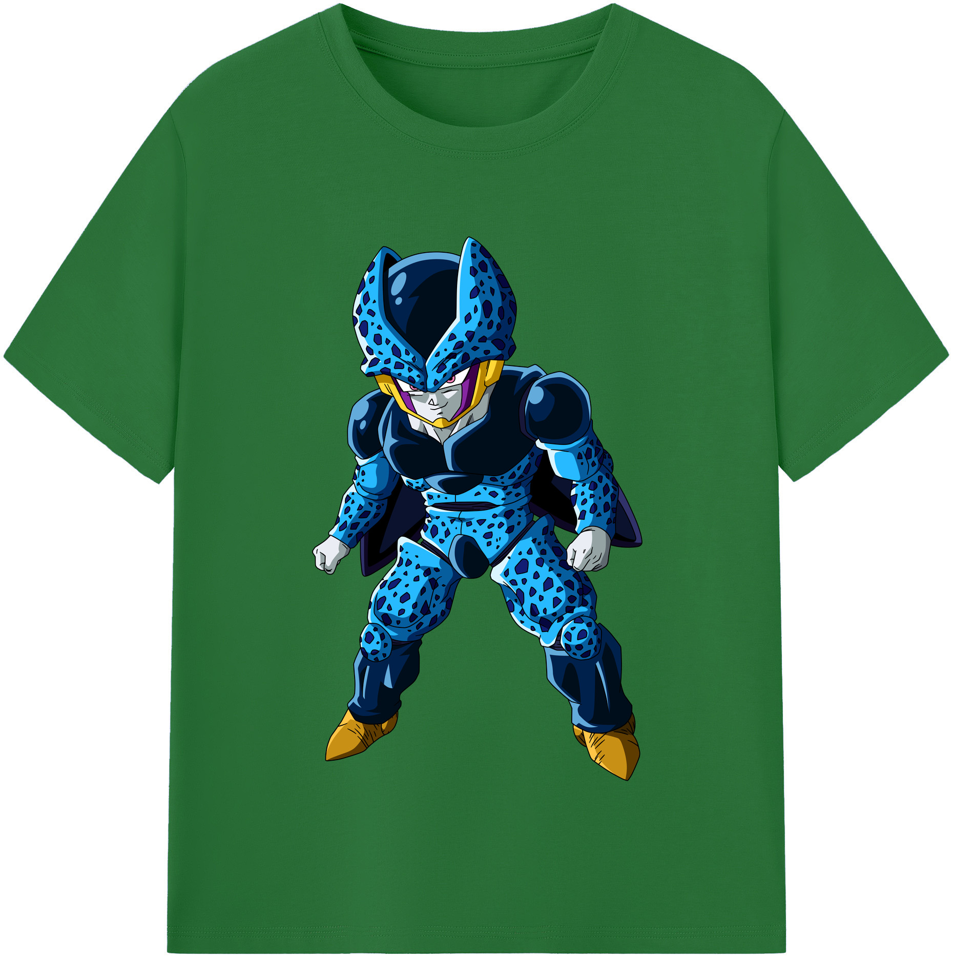 （画像用） ドラゴンボール セル DRAGON BALL Cell 綿100％半袖Tシャツ（フロントプリント）