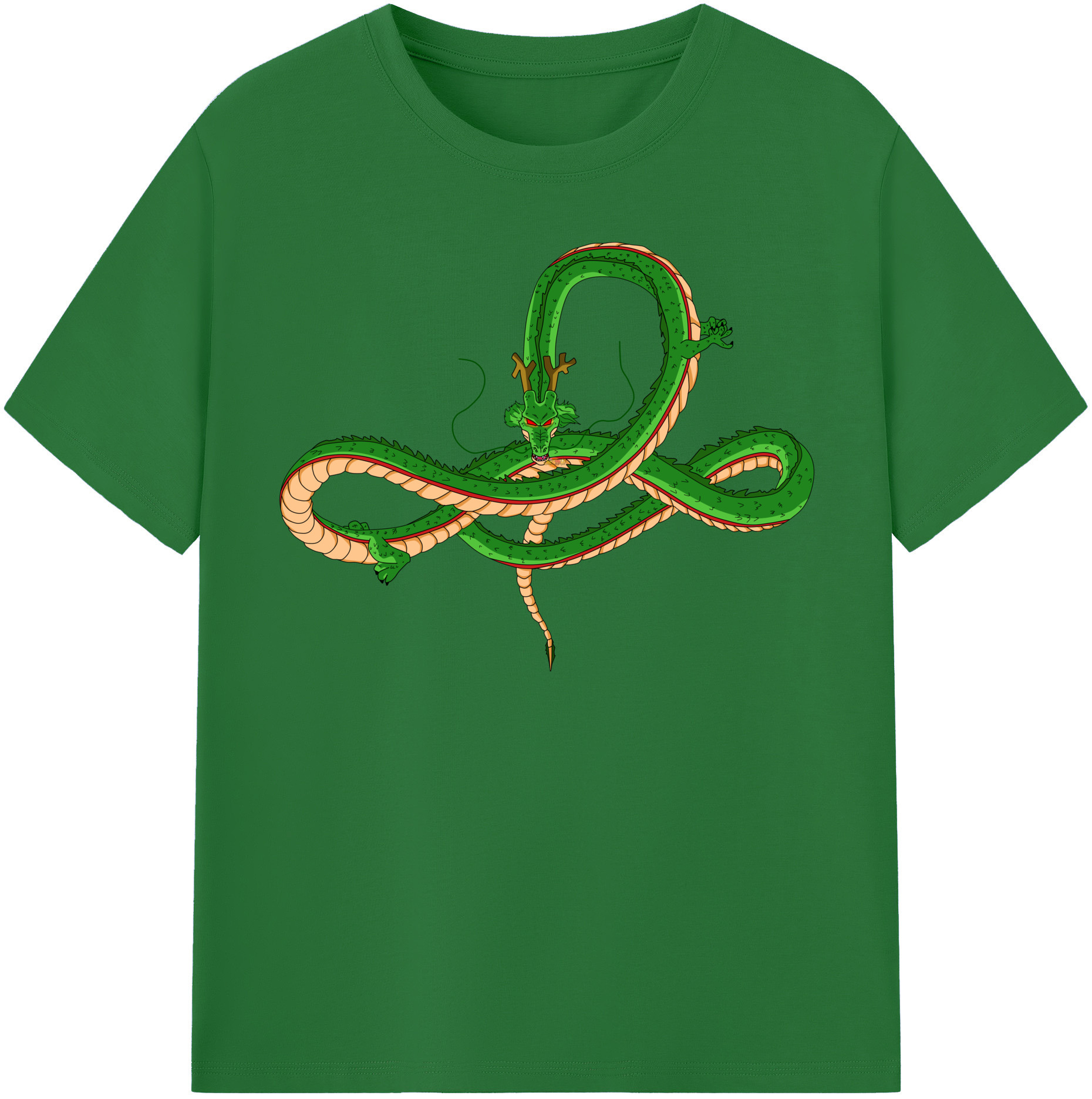 （画像用） ドラゴンボール 神龍 シェンロン DRAGON BALL Shenron 綿100％半袖Tシャツ（フロントプリント）