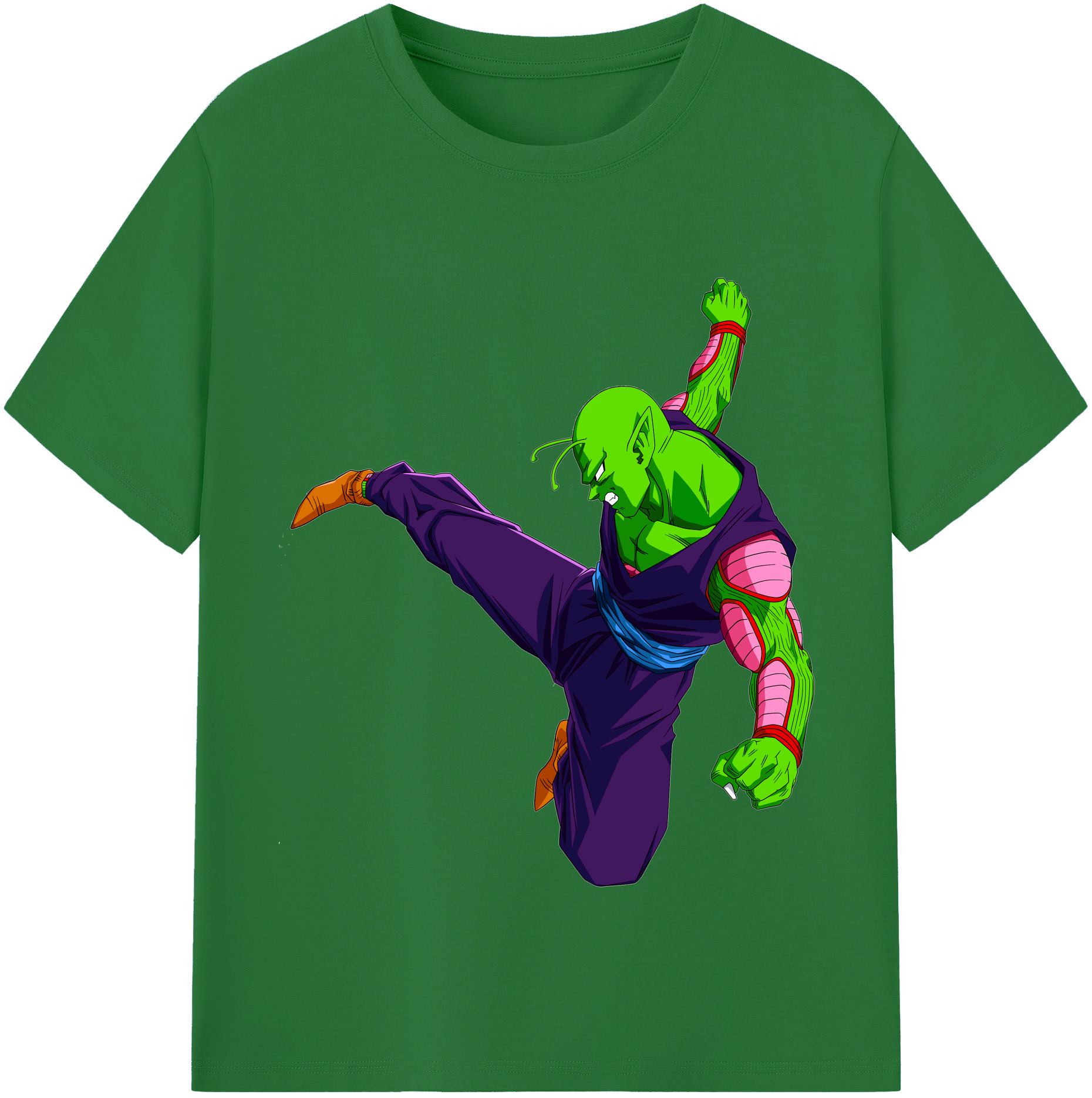 （画像用） ドラゴンボール ピッコロ DRAGON BALL Piccolo 綿100％半袖Tシャツ（フロントプリント）
