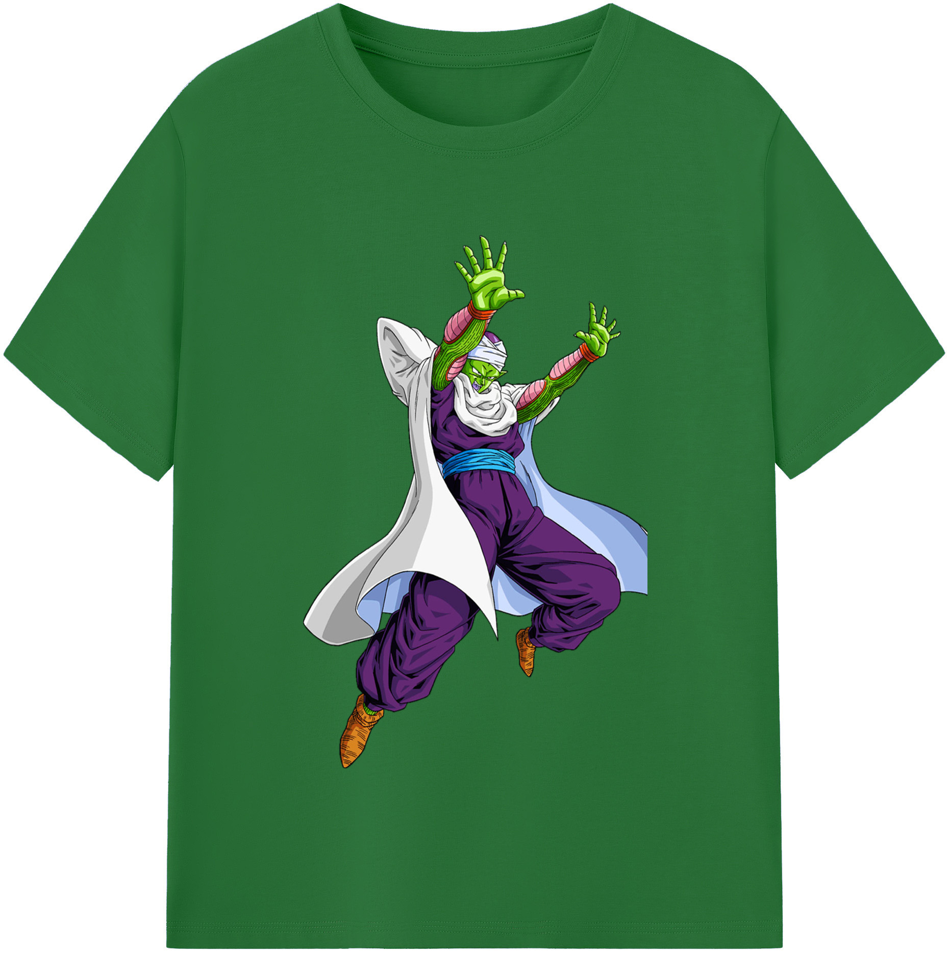 （画像用） ドラゴンボール ピッコロ DRAGON BALL Piccolo 綿100％半袖Tシャツ（フロントプリント）