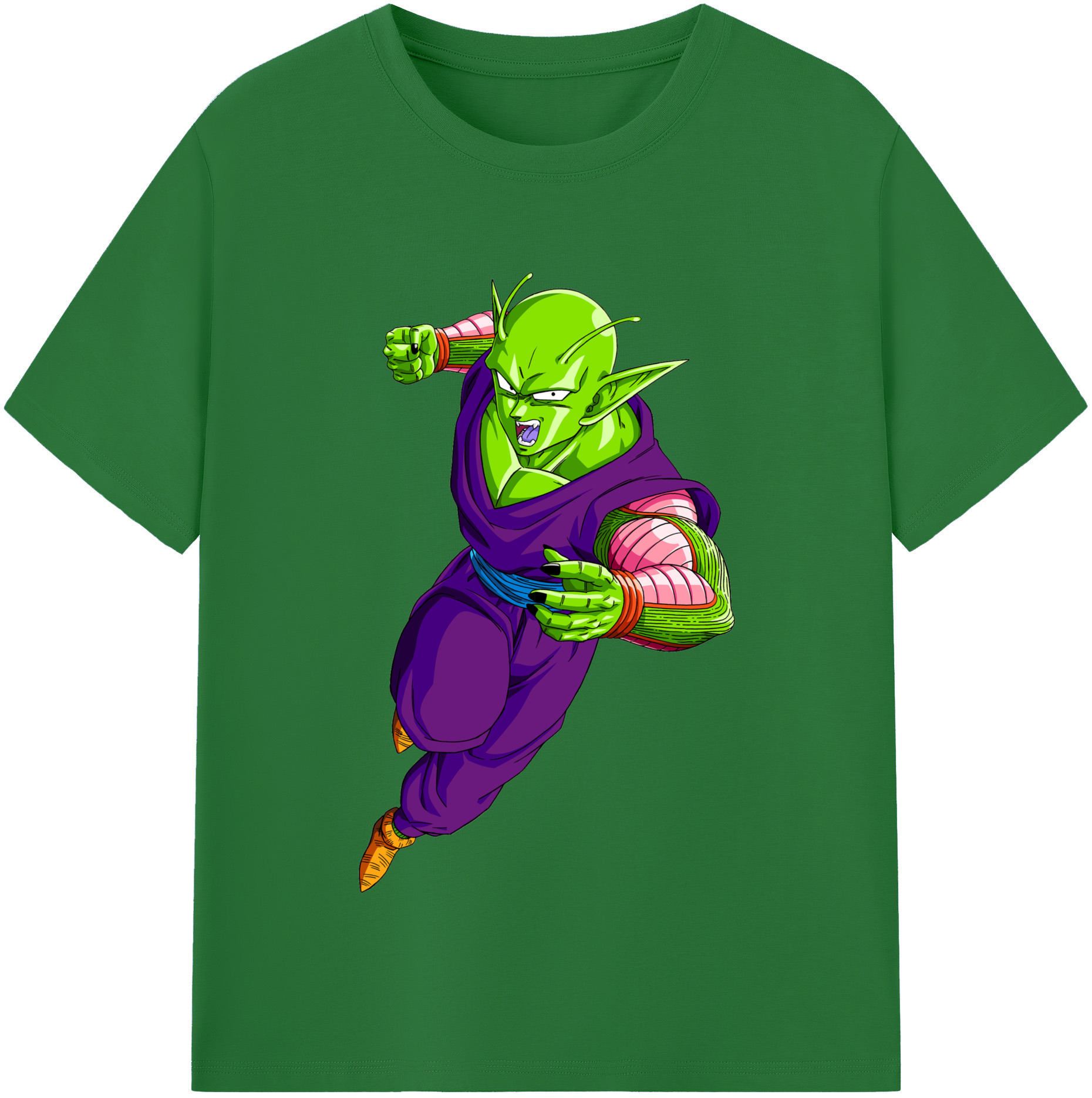 （画像用） ドラゴンボール ピッコロ DRAGON BALL Piccolo 綿100％半袖Tシャツ（フロントプリント）