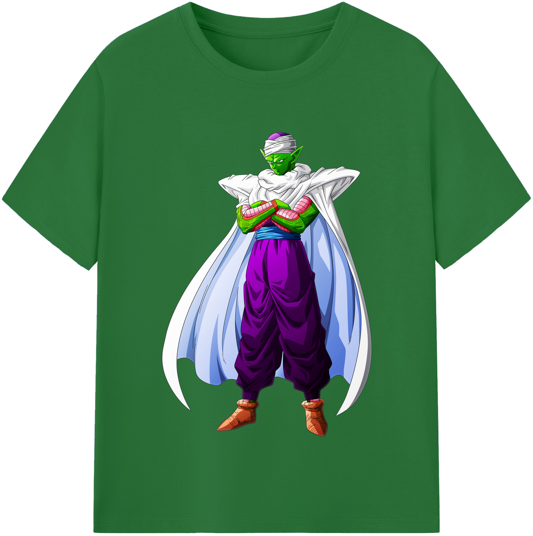 （画像用） ドラゴンボール ピッコロ DRAGON BALL Piccolo 綿100％半袖Tシャツ（フロントプリント）