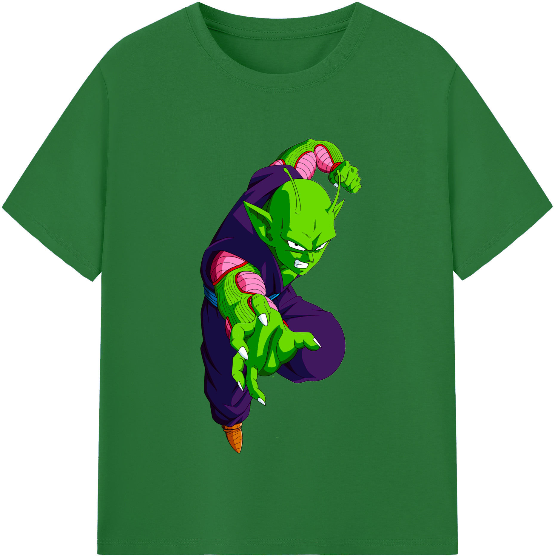 （画像用） ドラゴンボール ピッコロ DRAGON BALL Piccolo 綿100％半袖Tシャツ（フロントプリント）