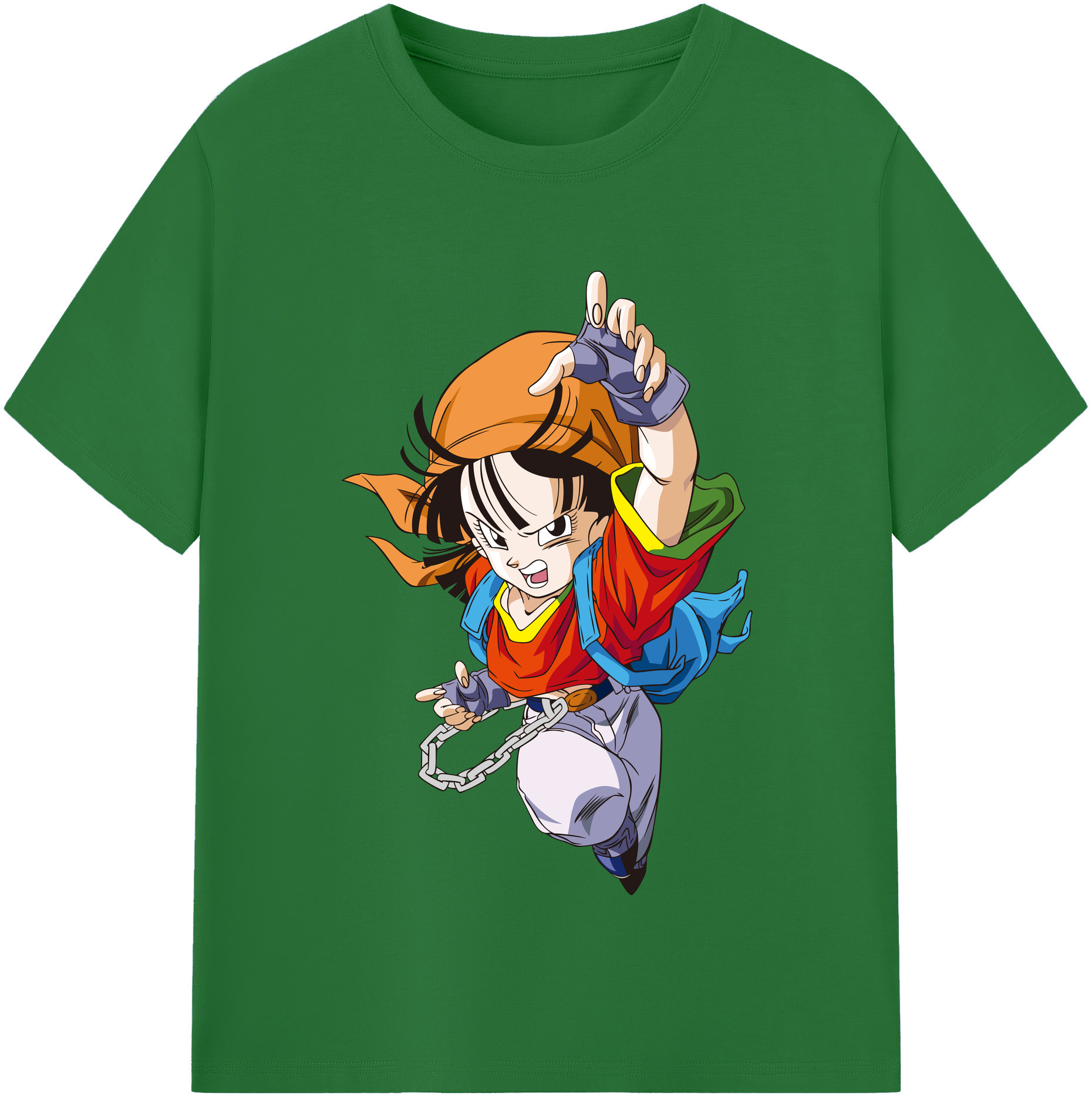 （画像用） ドラゴンボール パン DRAGON BALL Pan 綿100％半袖Tシャツ（フロントプリント）