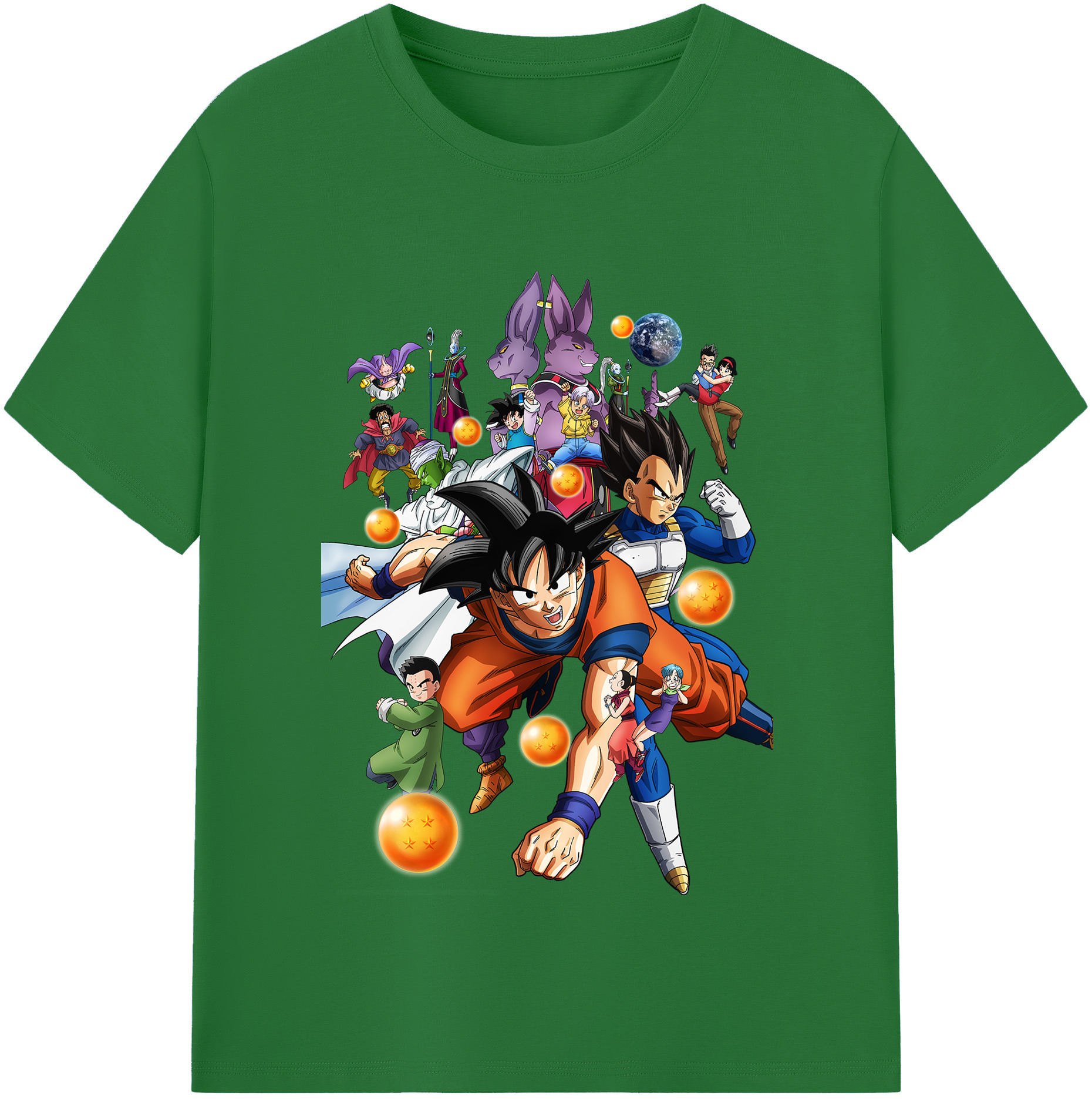 （画像用） ドラゴンボール DRAGON BALL 綿100％半袖Tシャツ（フロントプリント）