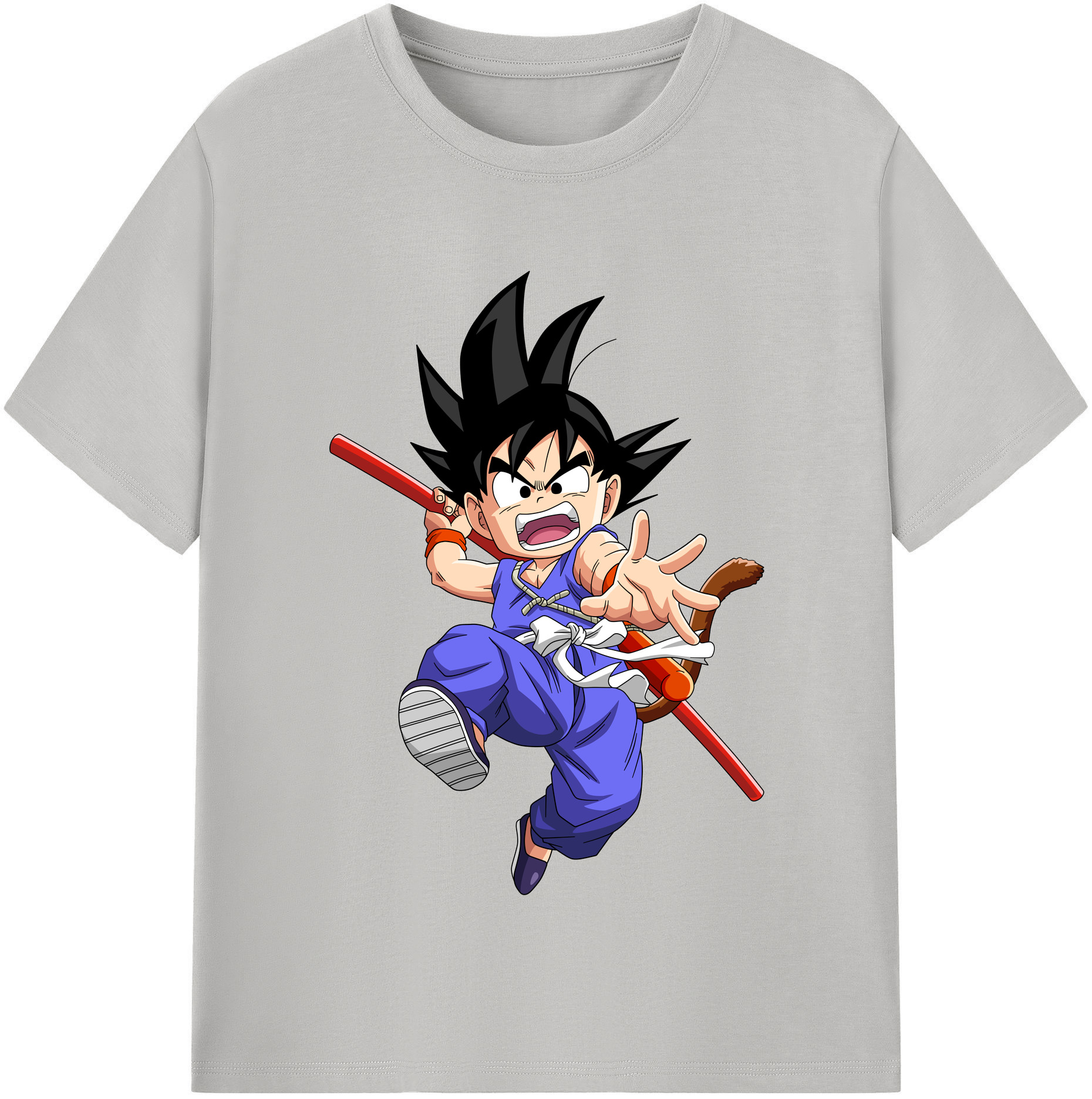 （画像用） ドラゴンボール 孫悟空（そん ごくう）Son Goku カカロット DRAGON BALL Kakarotto 綿100％半袖Tシャツ（フロントプリント）