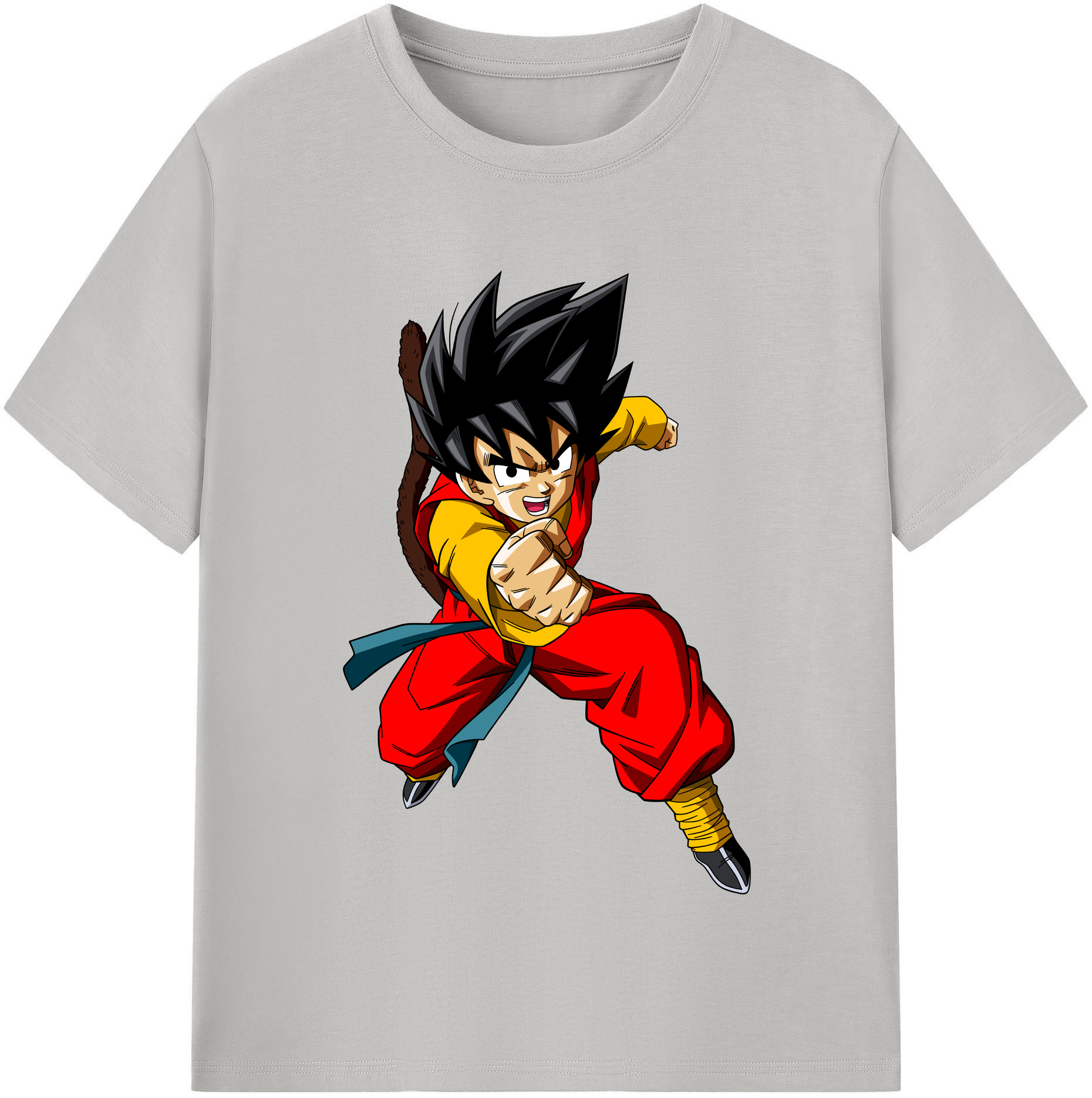 （画像用） ドラゴンボール 孫悟空（そん ごくう）Son Goku カカロット DRAGON BALL Kakarotto 綿100％半袖Tシャツ（フロントプリント）