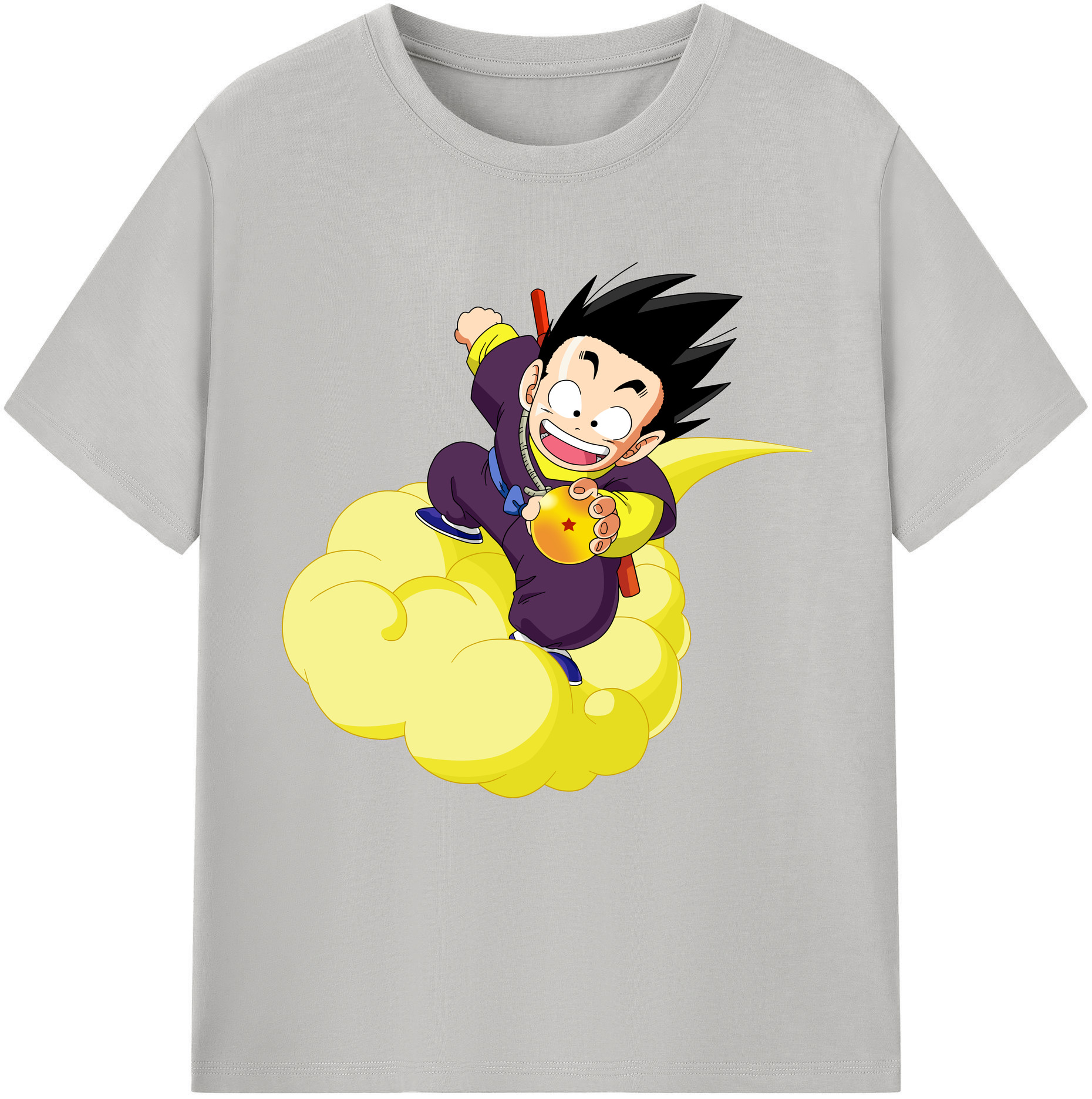 （画像用） ドラゴンボール 孫悟空（そん ごくう）Son Goku カカロット DRAGON BALL Kakarotto 綿100％半袖Tシャツ（フロントプリント）