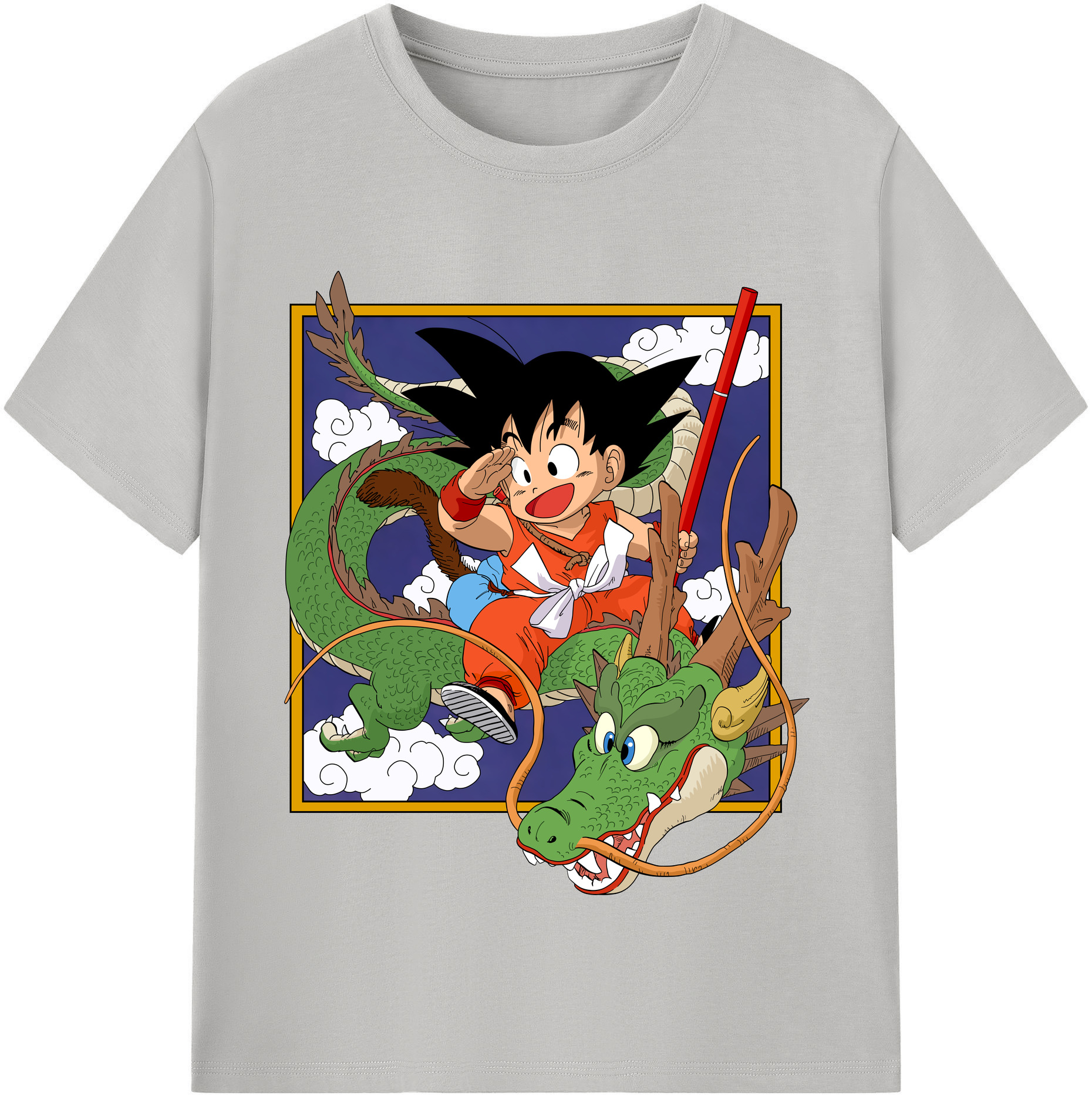 （画像用） ドラゴンボール 孫悟空（そん ごくう）Son Goku カカロット DRAGON BALL Kakarotto 綿100％半袖Tシャツ（フロントプリント）