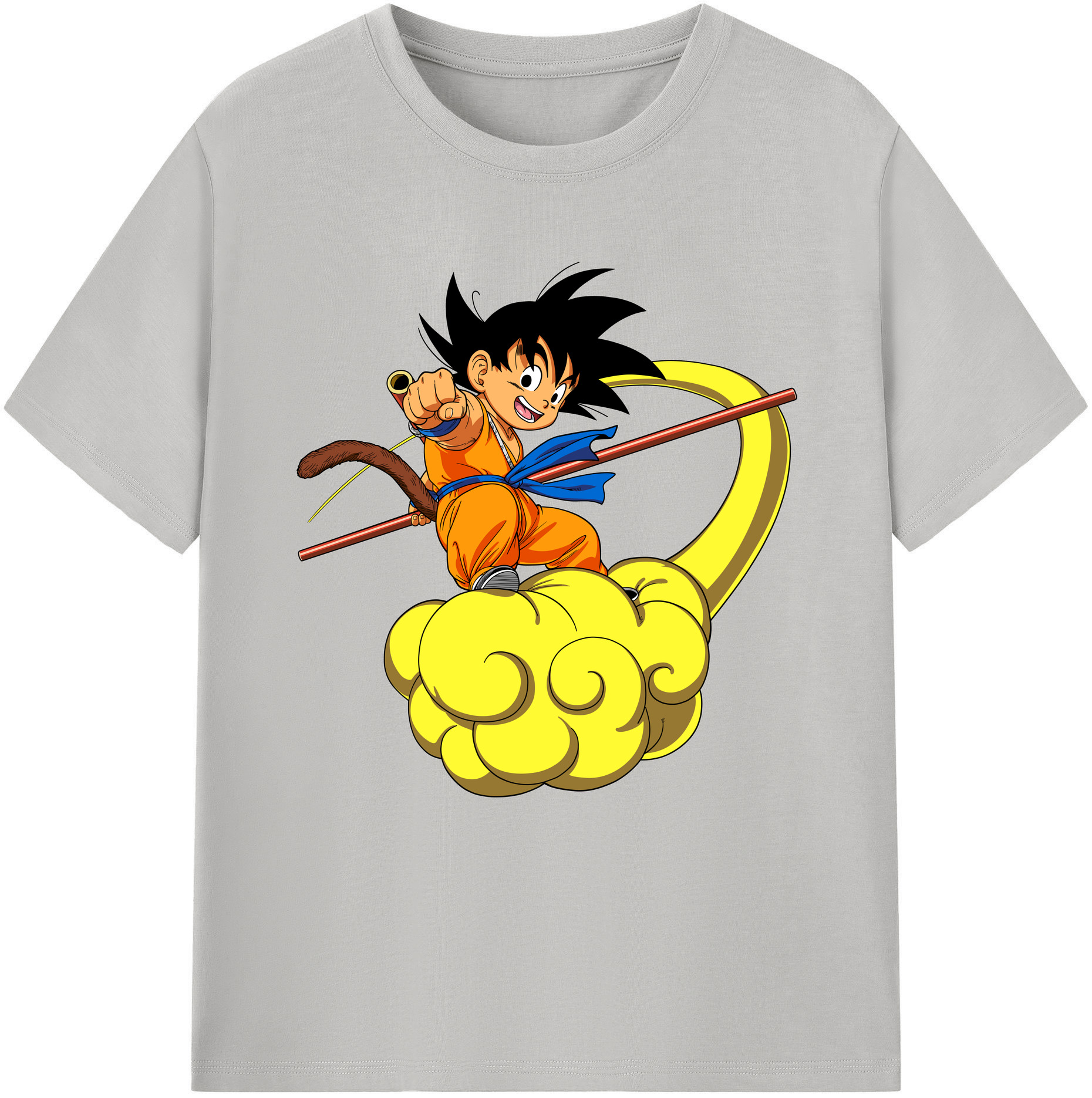 （画像用） ドラゴンボール 孫悟空（そん ごくう）Son Goku カカロット DRAGON BALL Kakarotto 綿100％半袖Tシャツ（フロントプリント）
