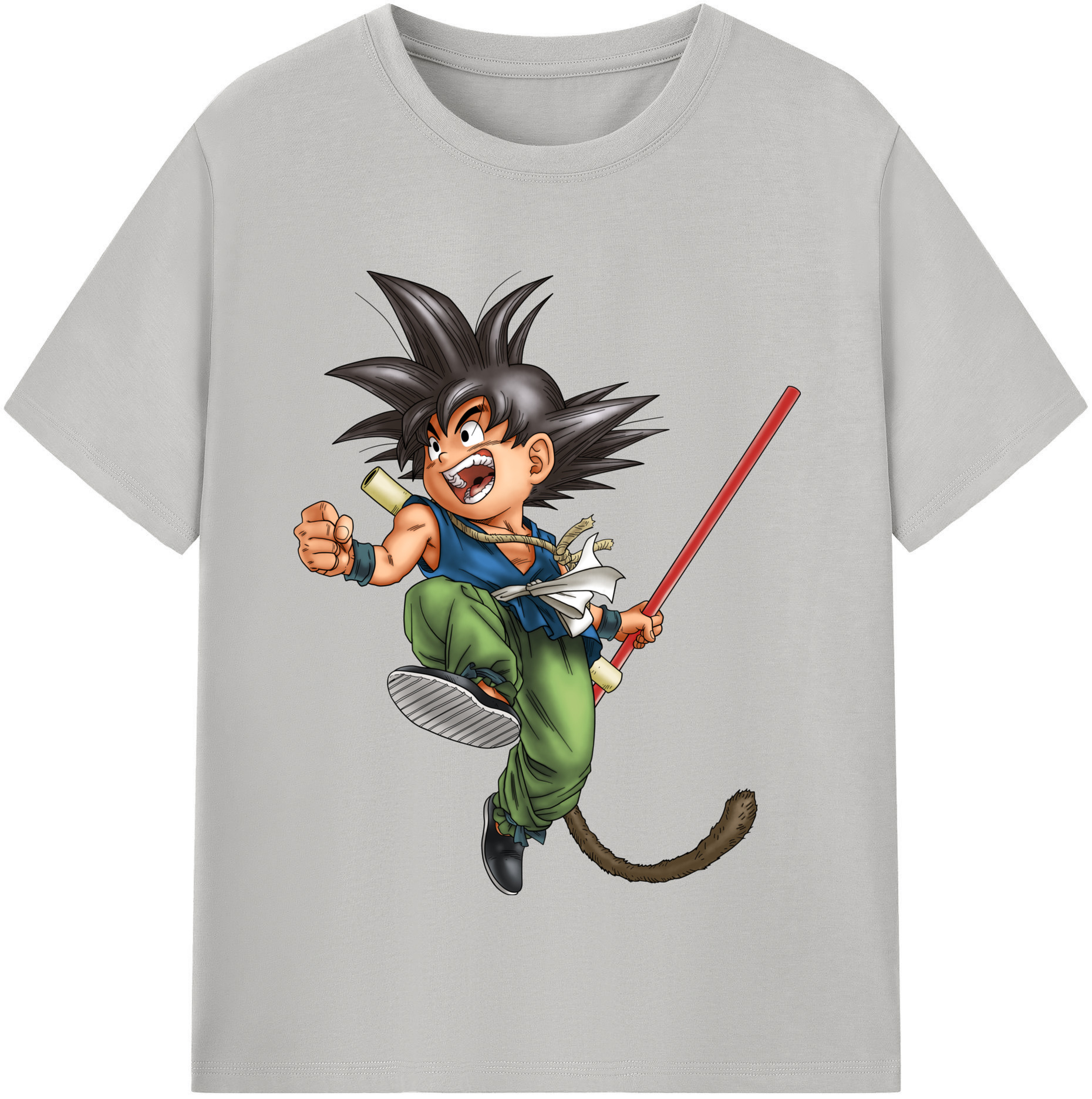 （画像用） ドラゴンボール 孫悟空（そん ごくう）Son Goku カカロット DRAGON BALL Kakarotto 綿100％半袖Tシャツ（フロントプリント）