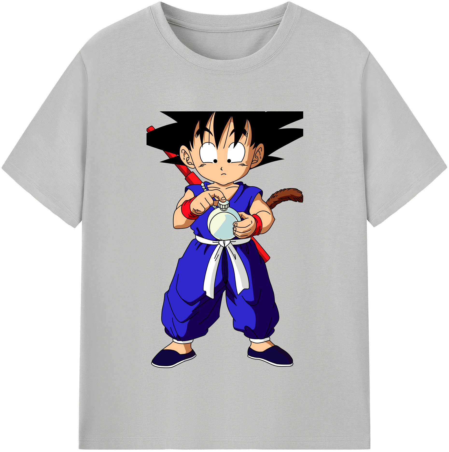（画像用） ドラゴンボール 孫悟空（そん ごくう）Son Goku カカロット DRAGON BALL Kakarotto 綿100％半袖Tシャツ（フロントプリント）