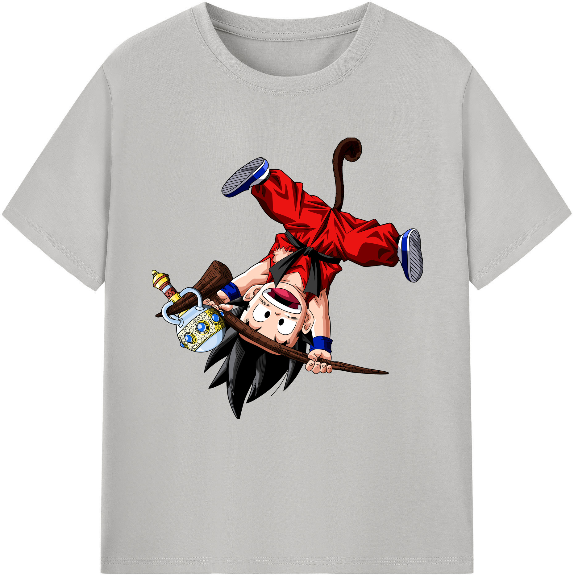 （画像用） ドラゴンボール 孫悟空（そん ごくう）Son Goku カカロット DRAGON BALL Kakarotto 綿100％半袖Tシャツ（フロントプリント）
