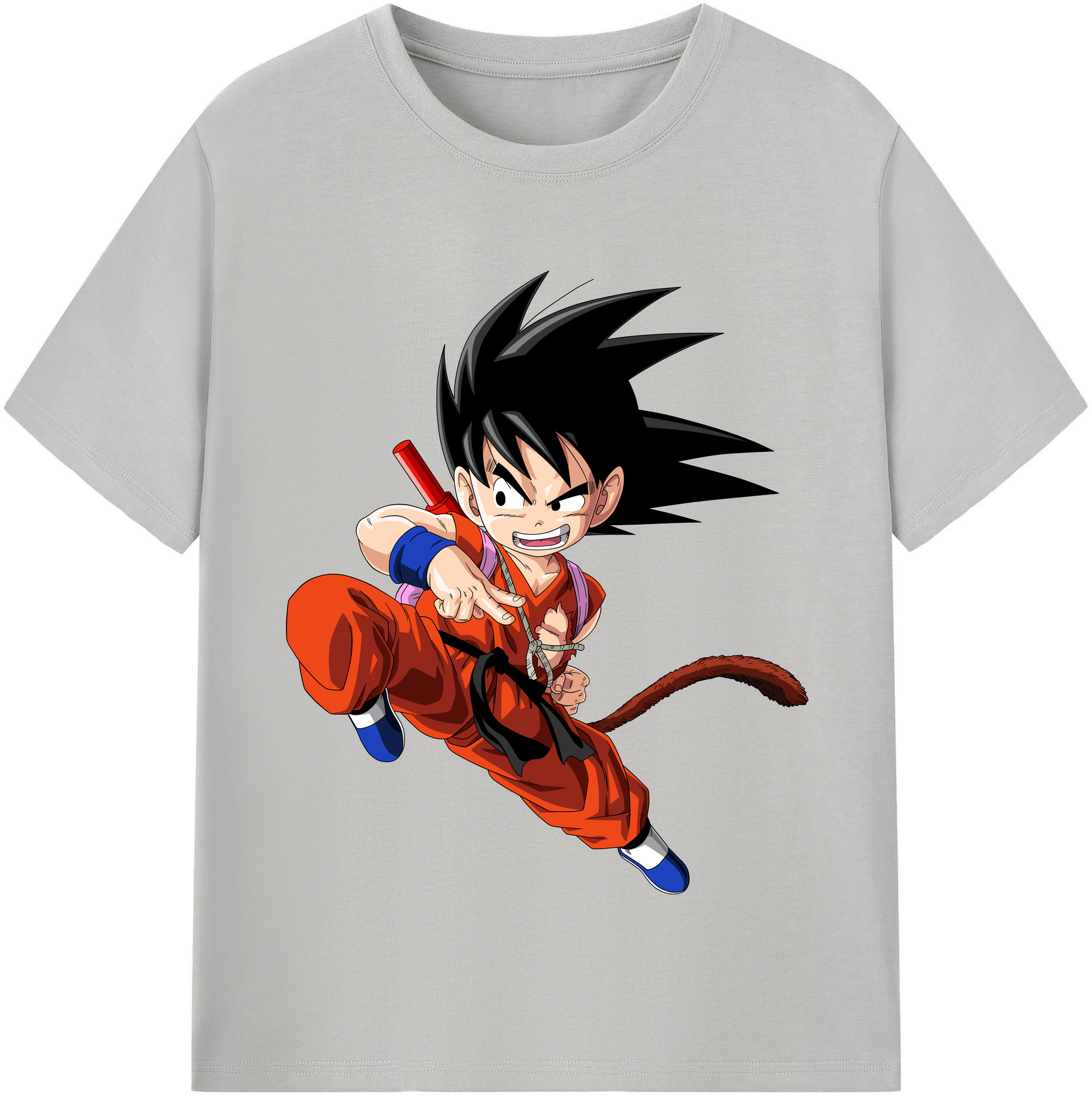 （画像用） ドラゴンボール 孫悟空（そん ごくう）Son Goku カカロット DRAGON BALL Kakarotto 綿100％半袖Tシャツ（フロントプリント）
