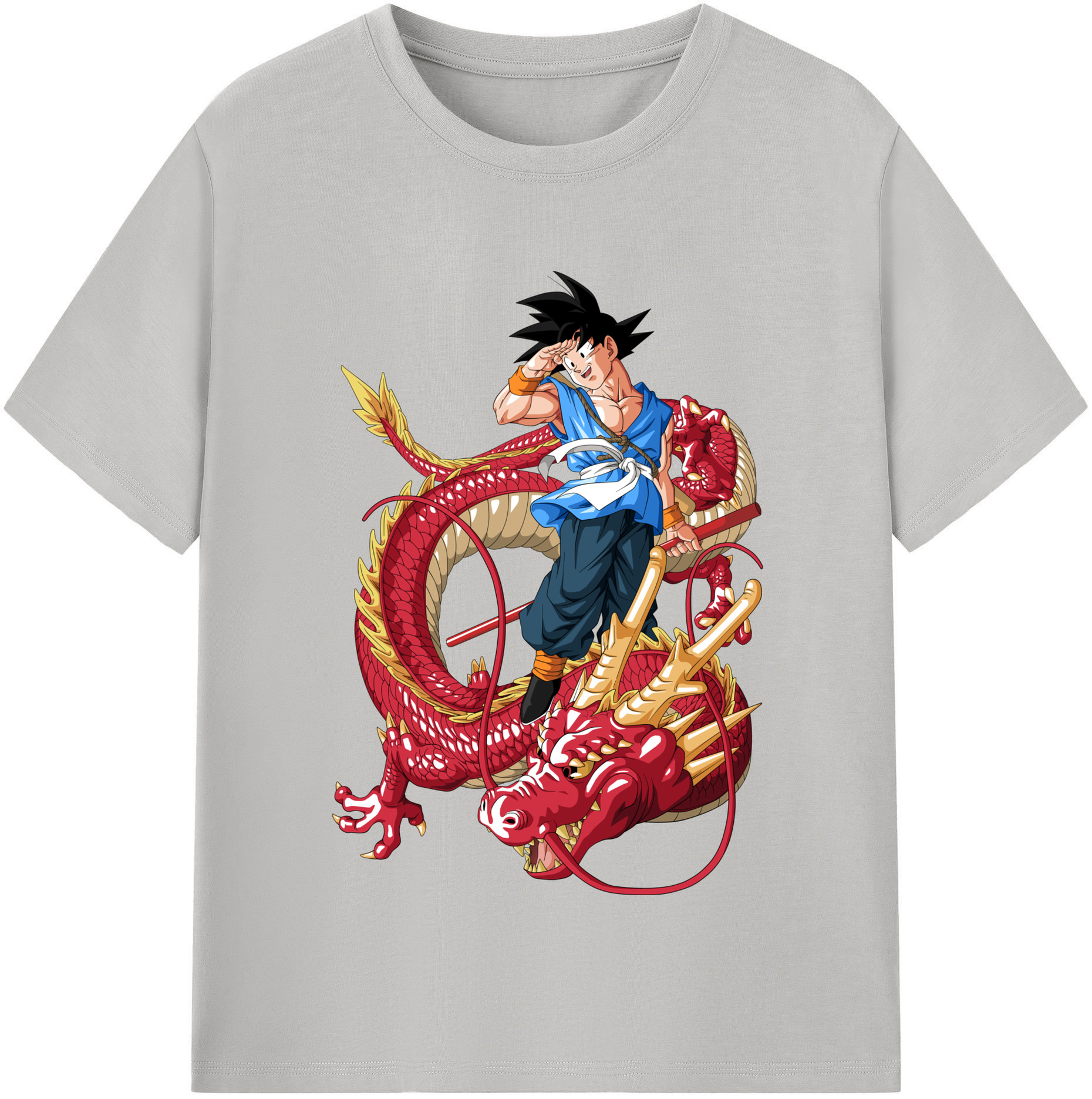 （画像用） ドラゴンボール 孫悟空（そん ごくう）Son Goku カカロット DRAGON BALL Kakarotto 綿100％半袖Tシャツ（フロントプリント）