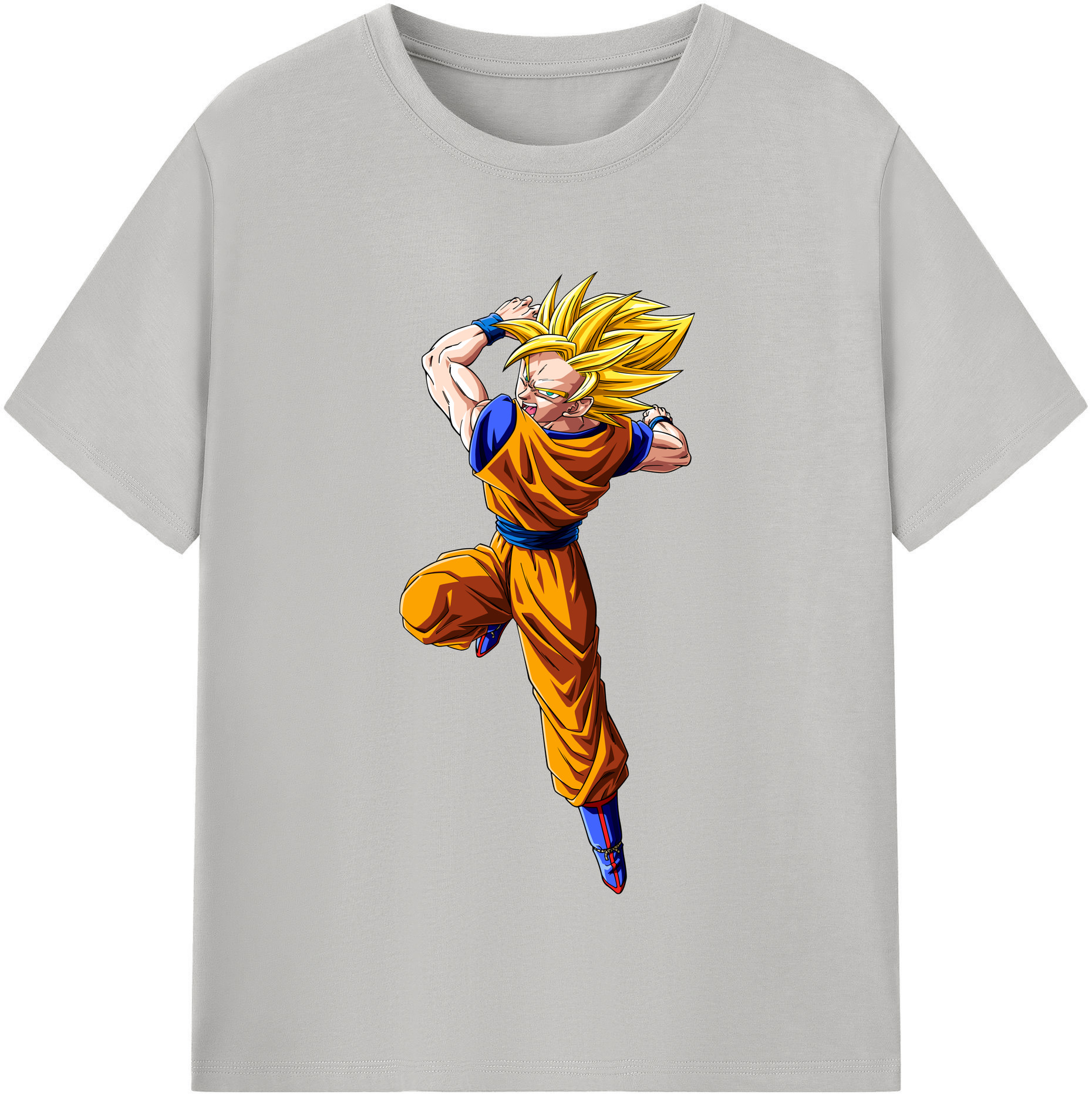 （画像用） ドラゴンボール 孫悟空（そん ごくう）Son Goku カカロット DRAGON BALL Kakarotto 綿100％半袖Tシャツ（フロントプリント）