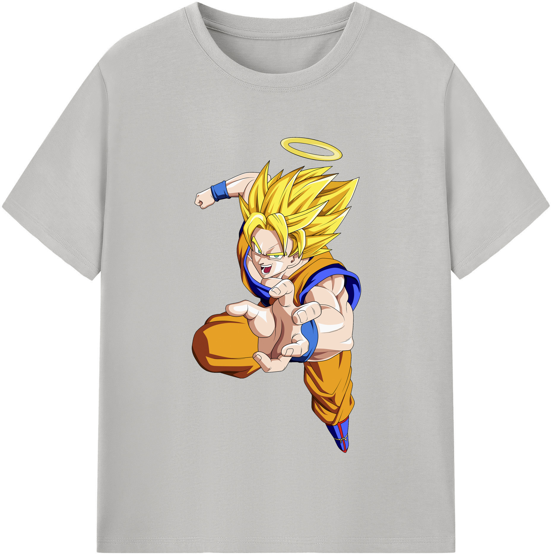 （画像用） ドラゴンボール 孫悟空（そん ごくう）Son Goku カカロット DRAGON BALL Kakarotto 綿100％半袖Tシャツ（フロントプリント）
