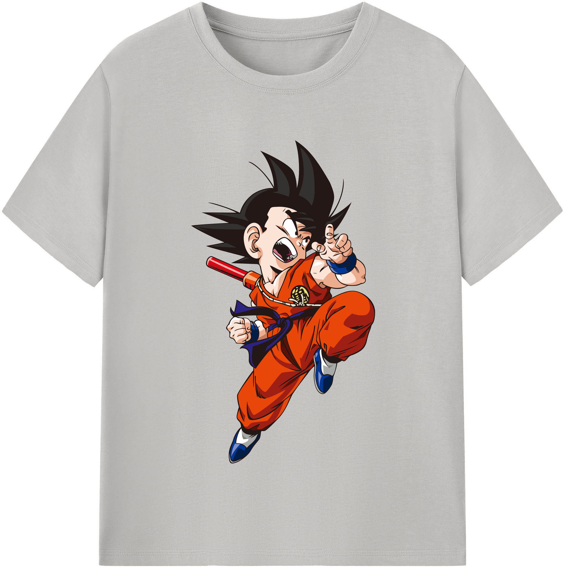 （画像用） ドラゴンボール 孫悟空（そん ごくう）Son Goku カカロット DRAGON BALL Kakarotto 綿100％半袖Tシャツ（フロントプリント）