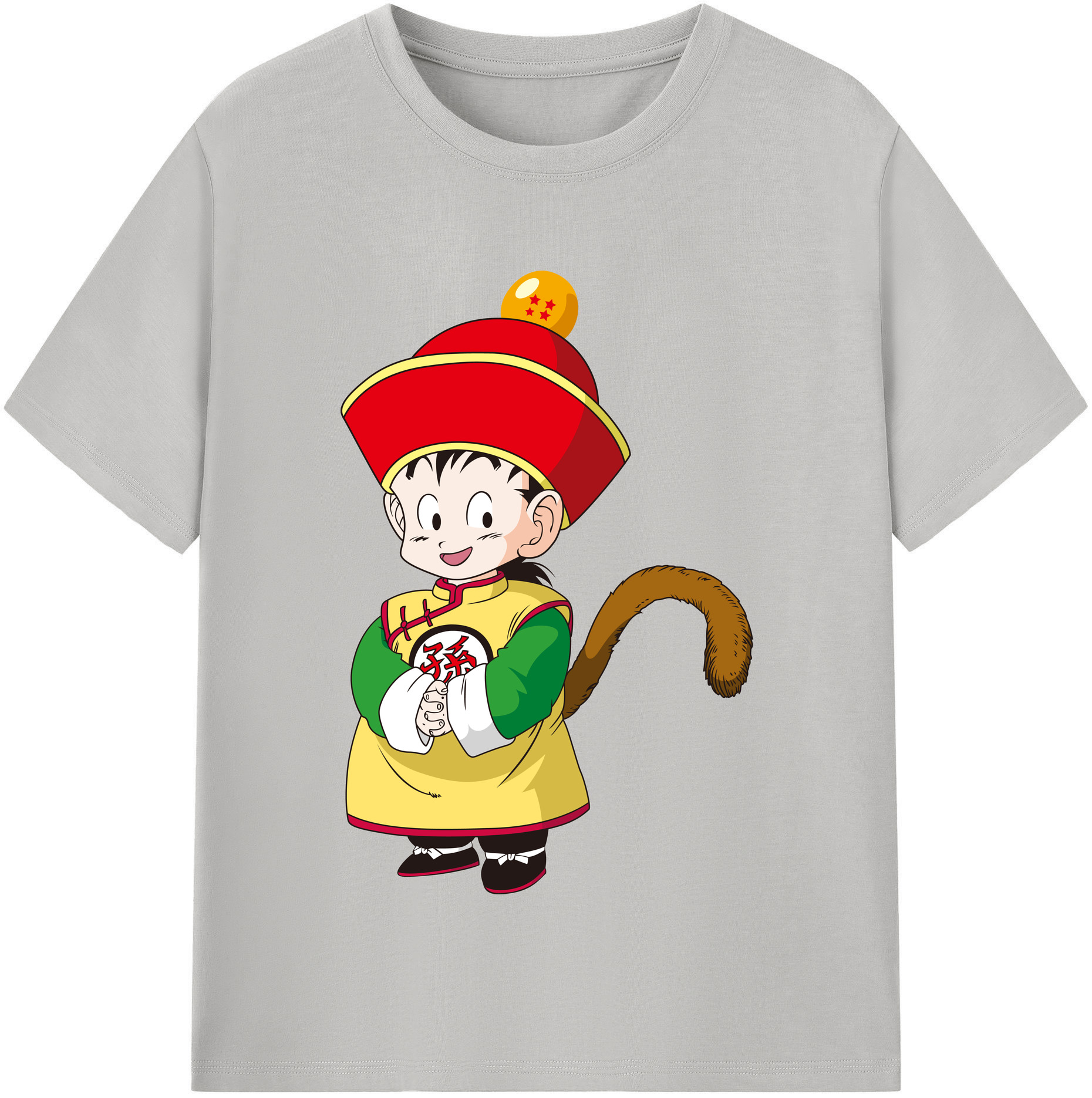 （画像用） ドラゴンボール 孫悟空（そん ごくう）Son Goku カカロット DRAGON BALL Kakarotto 綿100％半袖Tシャツ（フロントプリント）