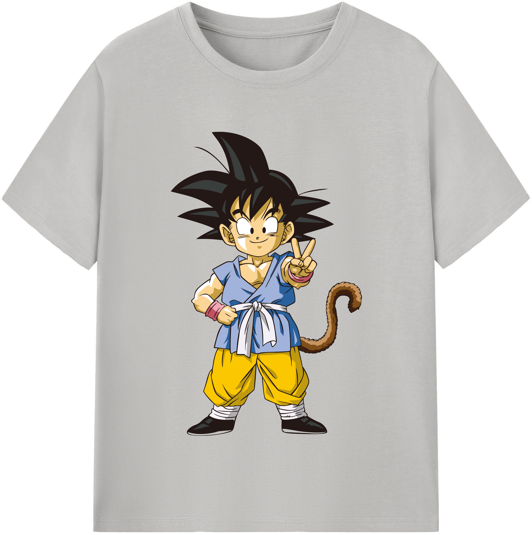 （画像用） ドラゴンボール 孫悟空（そん ごくう）Son Goku カカロット DRAGON BALL Kakarotto 綿100％半袖Tシャツ（フロントプリント）