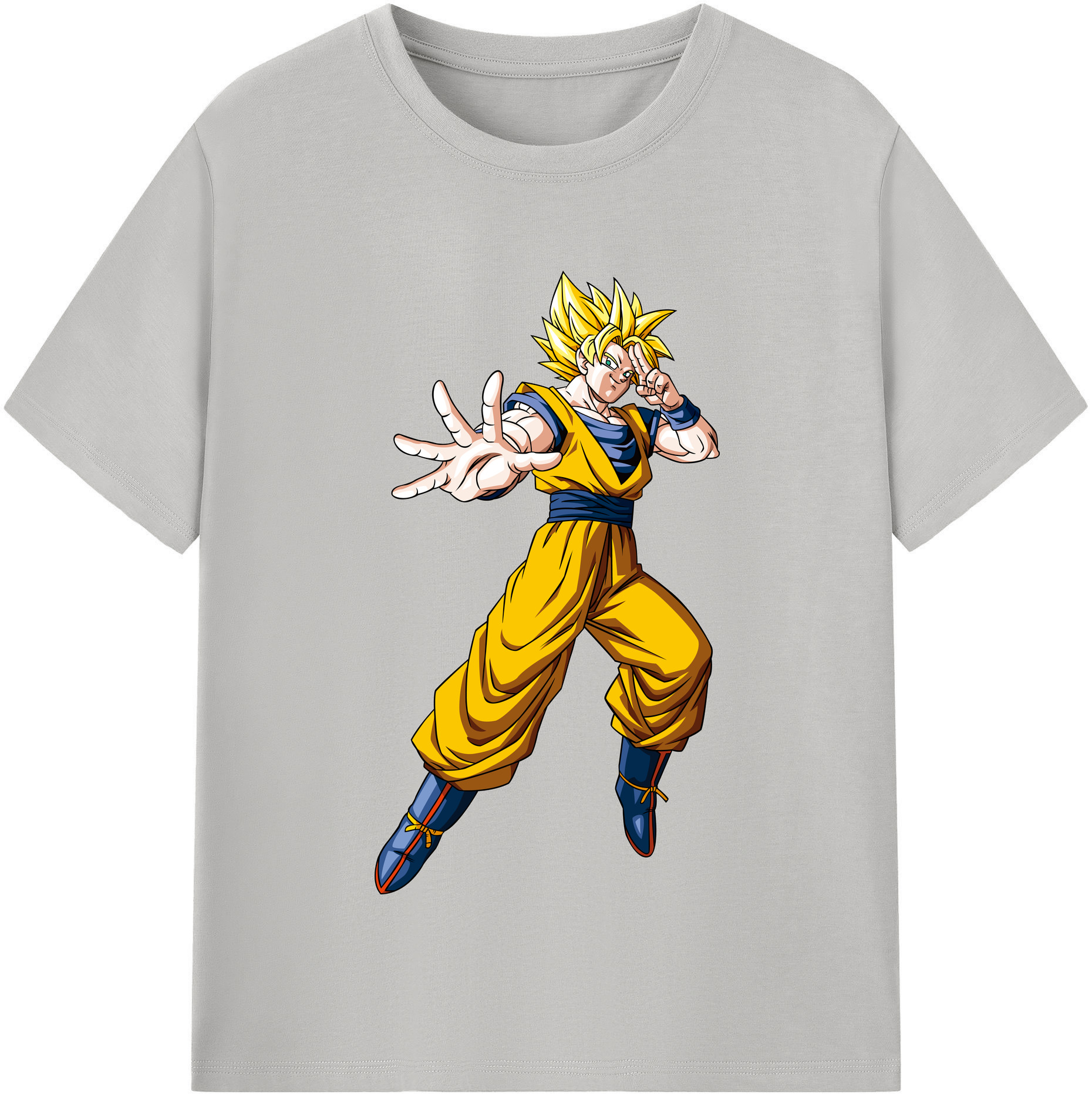 （画像用） ドラゴンボール 孫悟空（そん ごくう）Son Goku カカロット DRAGON BALL Kakarotto 綿100％半袖Tシャツ（フロントプリント）