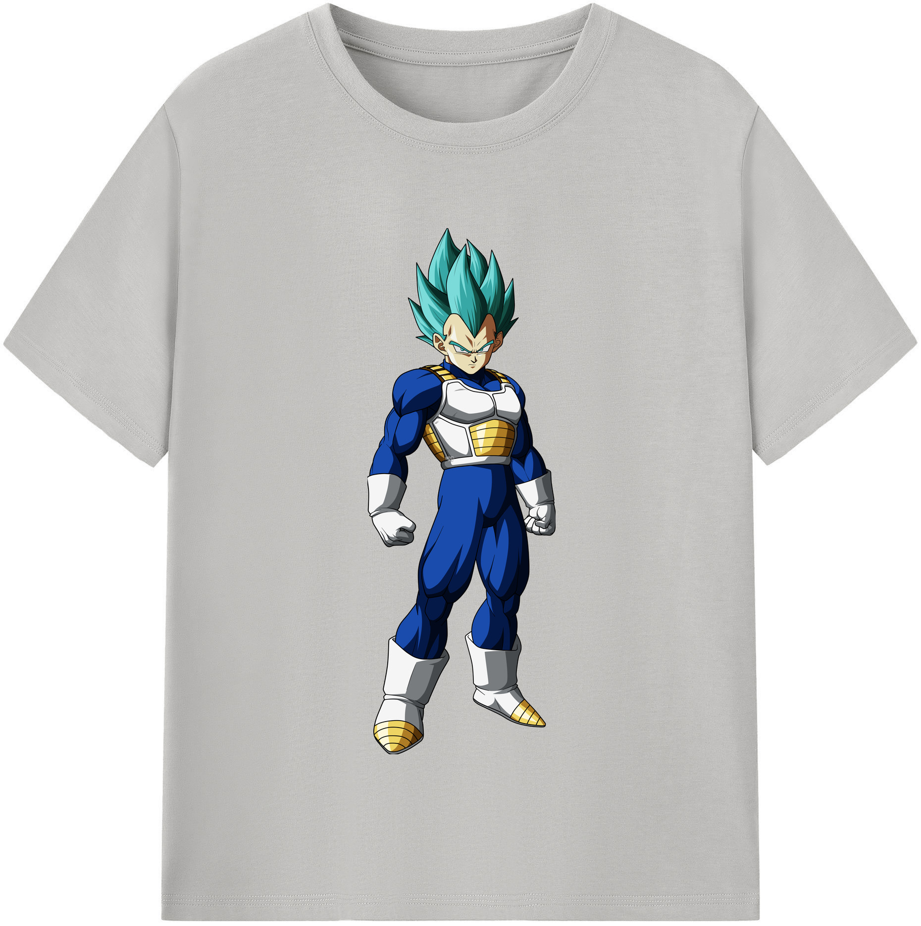 （画像用） ドラゴンボール ベジータ四世（Bejīta Yonsei）DRAGON BALL Vegeta IV 綿100％半袖Tシャツ（フロントプリント）