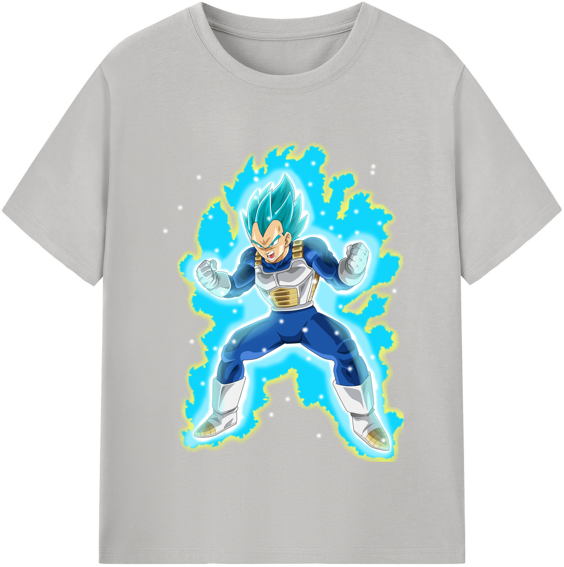 （画像用） ドラゴンボール ベジータ四世（Bejīta Yonsei）DRAGON BALL Vegeta IV 綿100％半袖Tシャツ（フロントプリント）